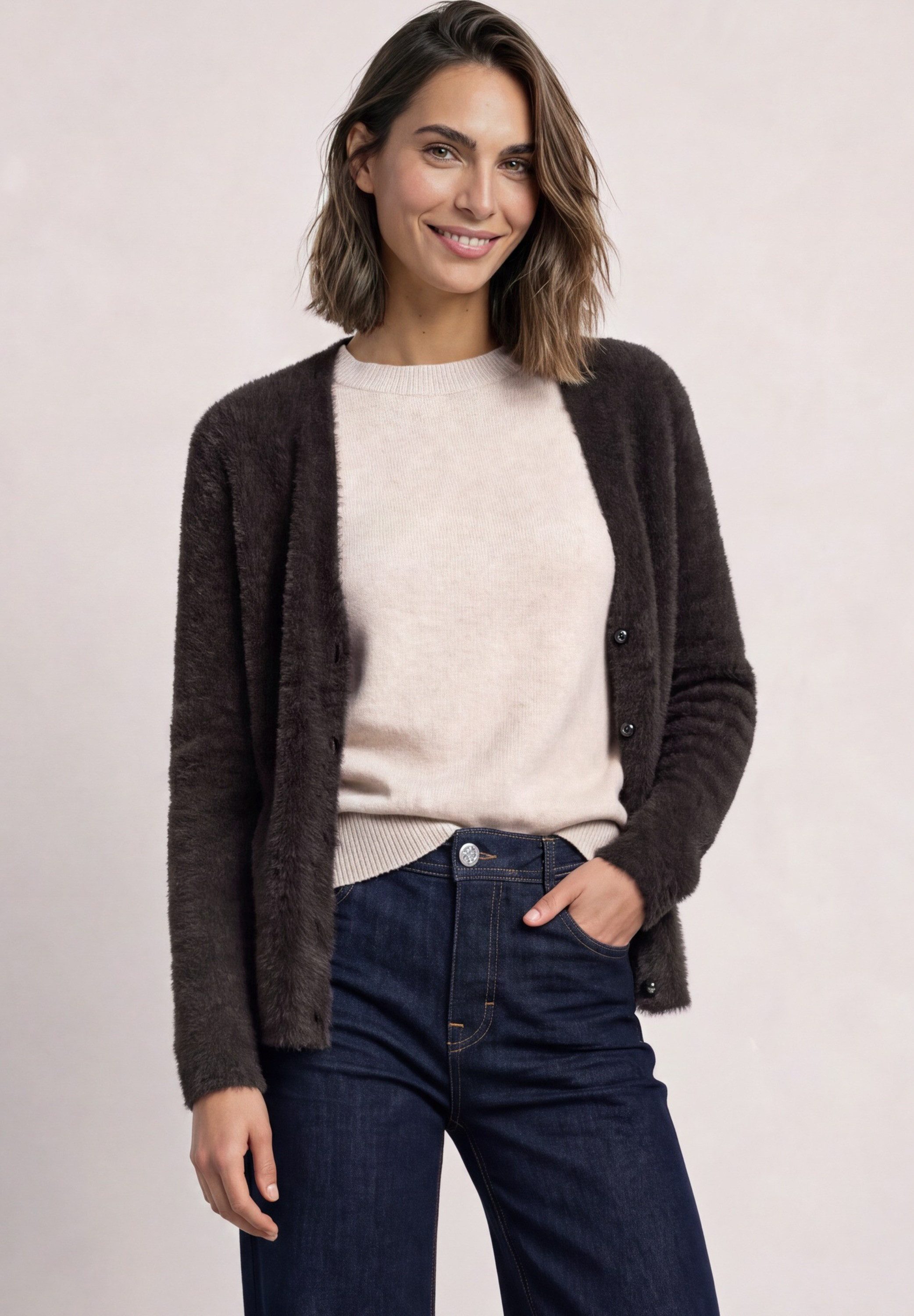 STREET ONE Cardigan in Unifarbe