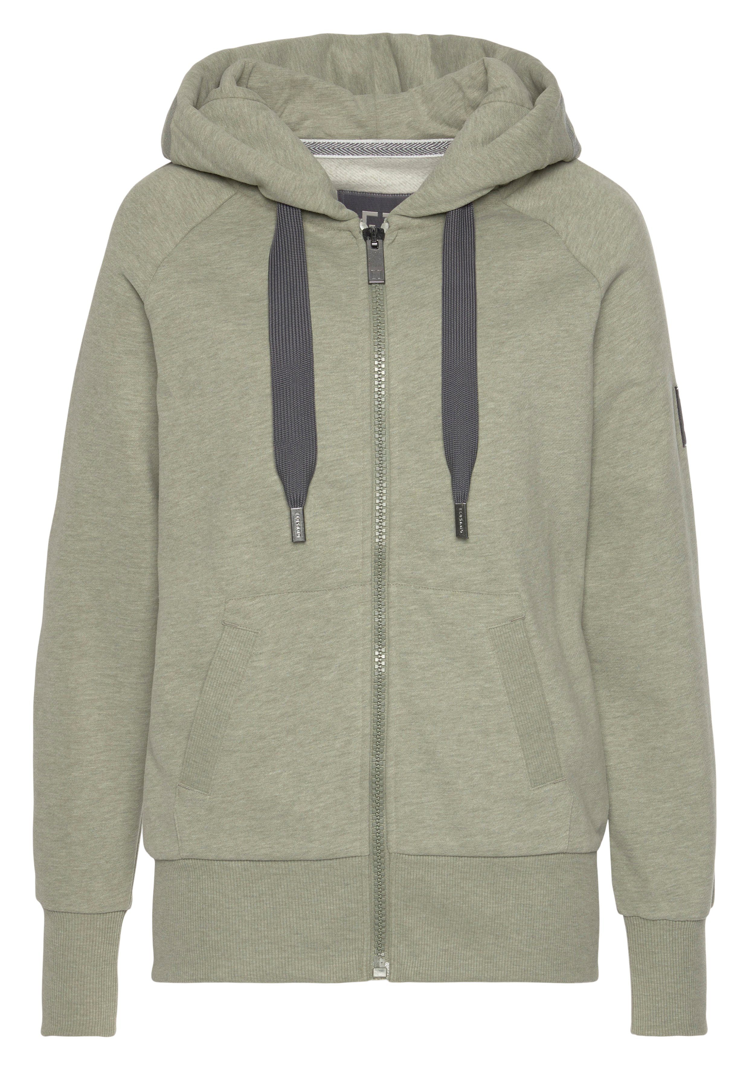 Elbsand Kapuzensweatjacke Kelina mit Logostickerei auf günstig online kaufen