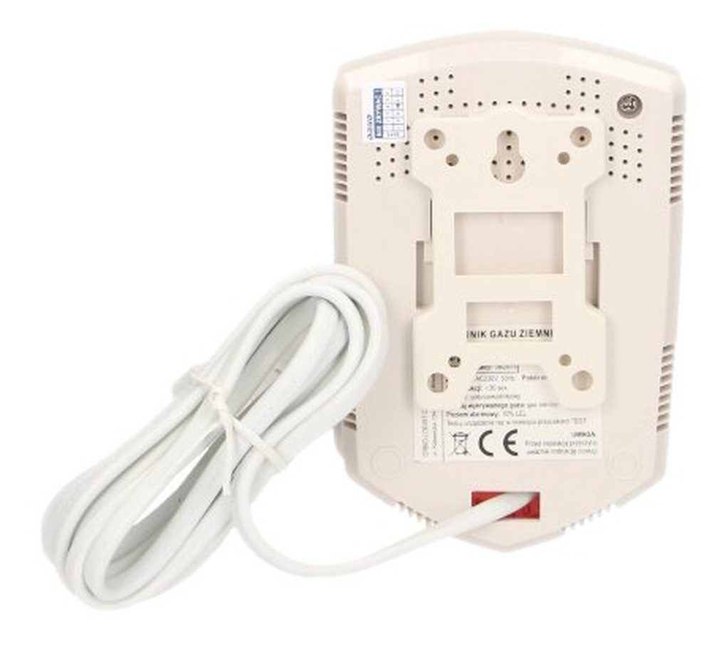 Orno Orno Erdgaswarnmelder 230 V mit optischem und akustischem Alarm Gasmelder