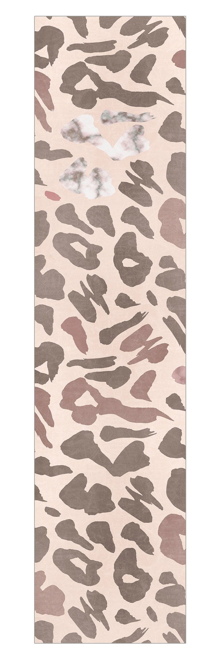 Bilderdepot24 Schiebegardine modern Flächenvorhang blickdicht Der Leopard im Boudoir (1 St), halbtransparent, Wohnzimmer große Flächengardine lichtdurchlässig für Klemm-System