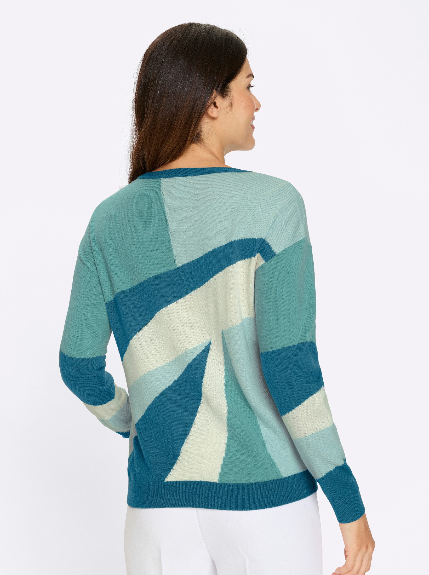 Sieh an! Strickpullover Langarm-Pullover günstig online kaufen