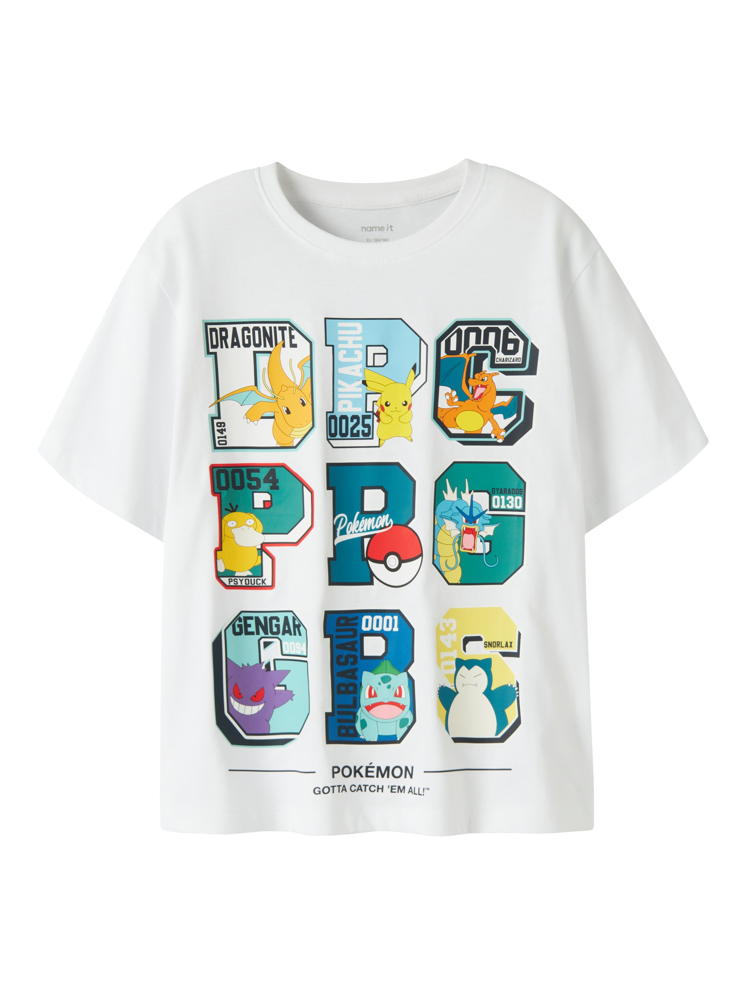 Name It T-Shirt NKMJULIO POKEMON SS NREG TOP NOOS SKY Baumwolle, regular fit – Bild 2 von 4