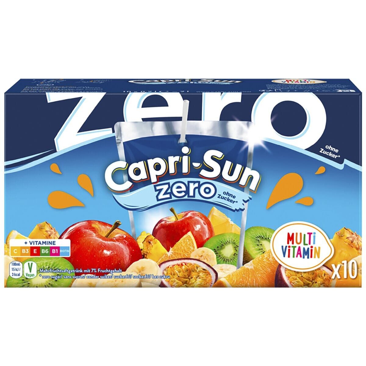 CAPRI-SUN Softgetränk Multivitamin ZERO, 10x 200 ml