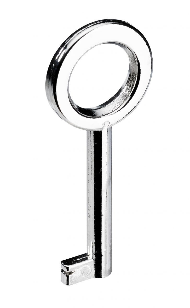 Buntbart-Schlüssel 4 Hettich vernickelt 65 Hettich glanz Möbelbeschlag x