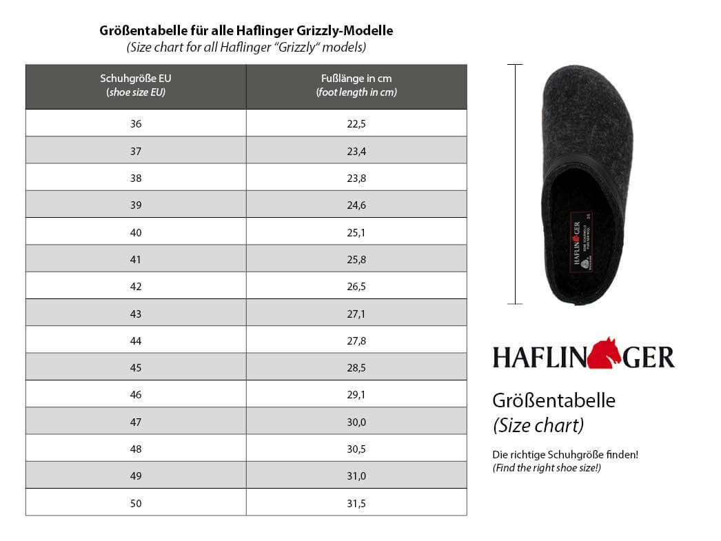 Haflinger Filzclog Kanon mit Hausschuh Applikation innovativem graphit trendige Design
