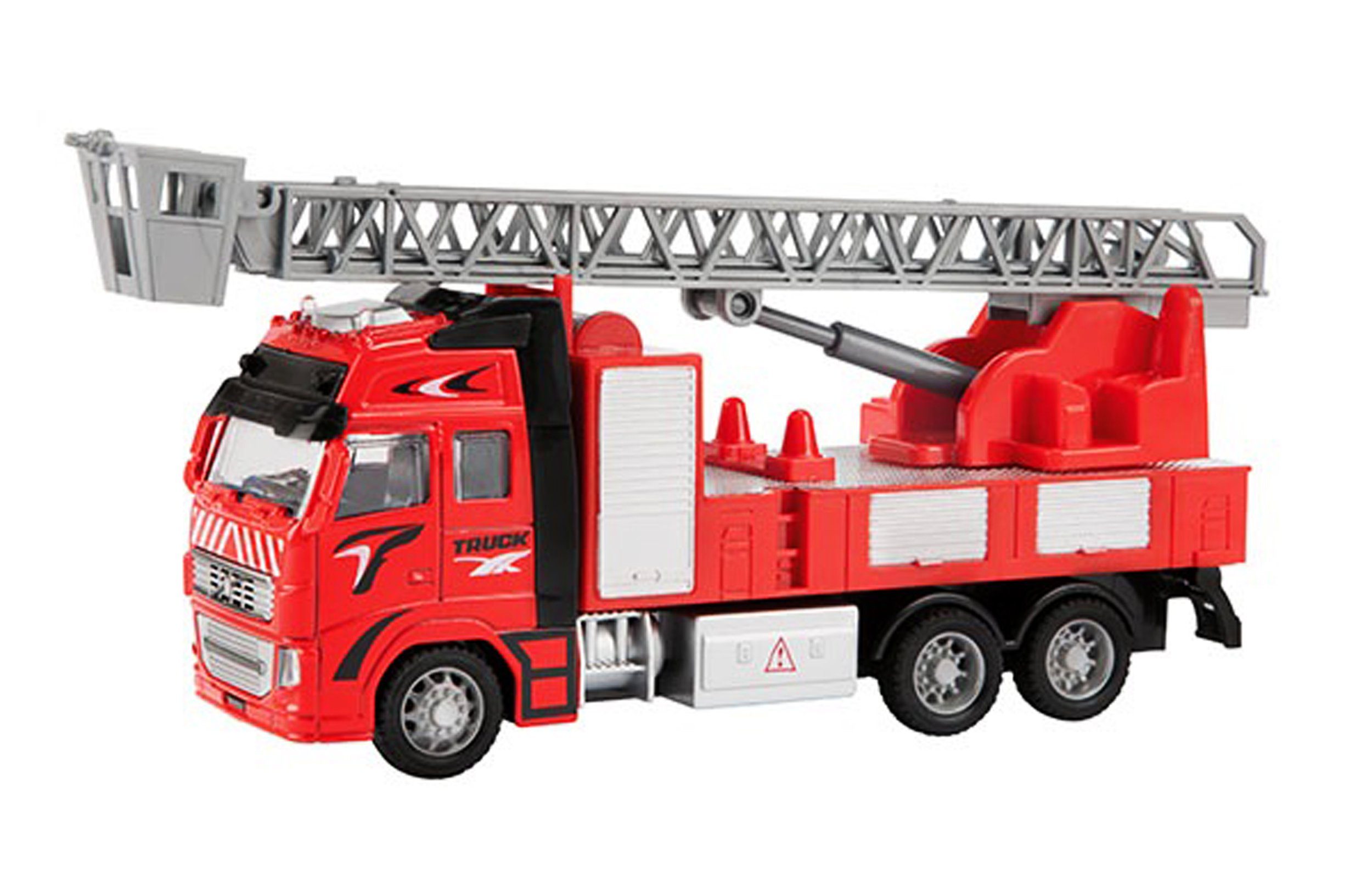 Toi-Toys Spielzeug-Feuerwehr FEUERWEHRAUTO 19cm Feuerwehr Truck Auto  Modellauto 09 (mit Korbleiter), Modell Löschfahrzeug Spielzeugauto Spielzeug  Kinder Geschenk