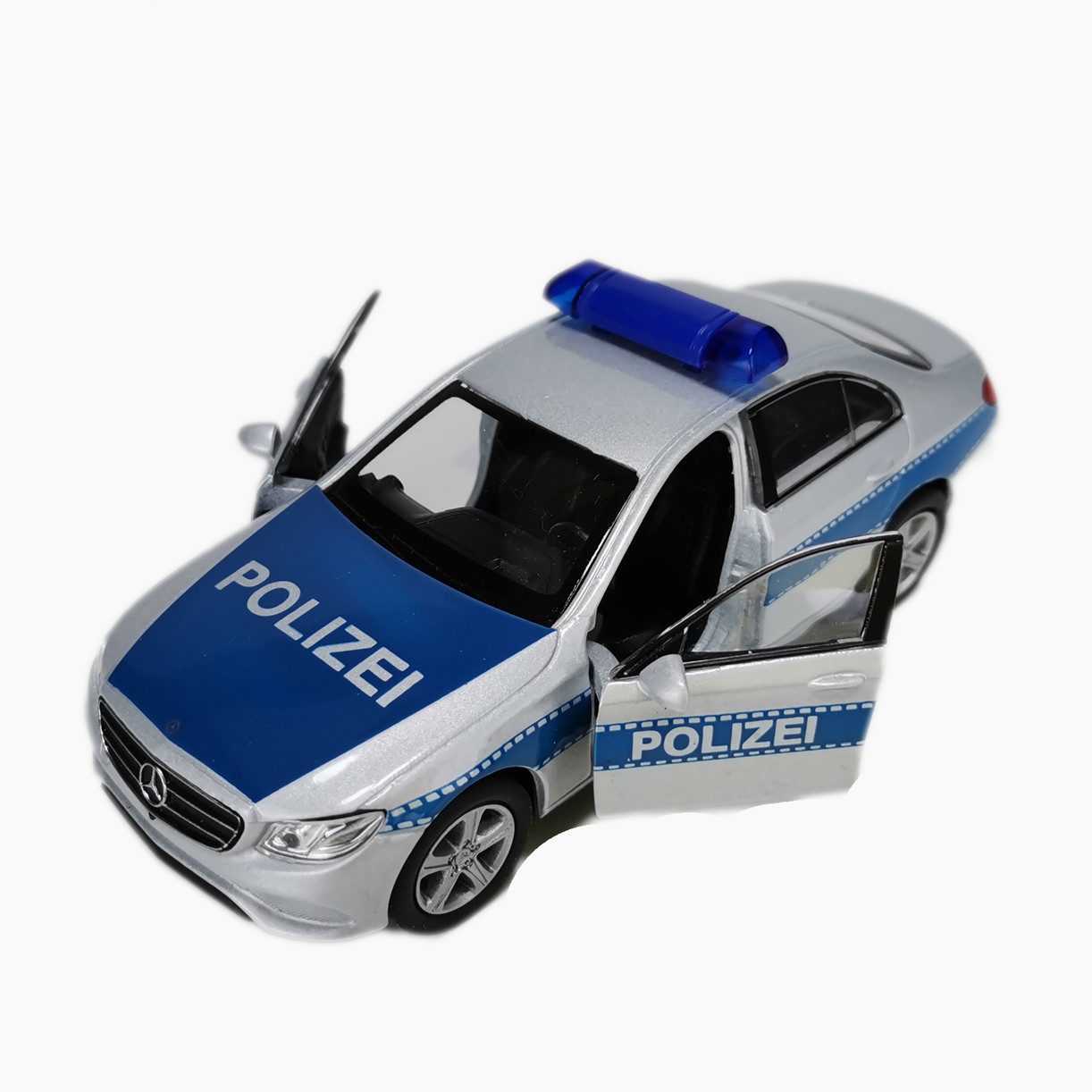 goki Spielzeug-Auto Polizei Mercedes, (packung, 1-tlg., spar set), Mit Rück günstig online kaufen
