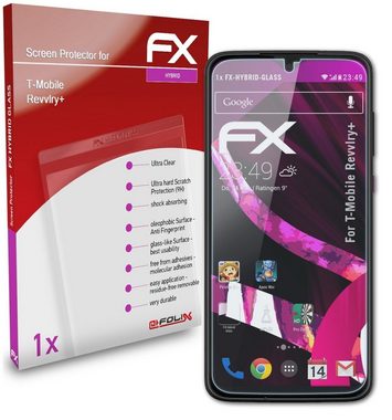 atFoliX Schutzfolie Panzerglasfolie für T-Mobile Revvlry+, Ultradünn und superhart