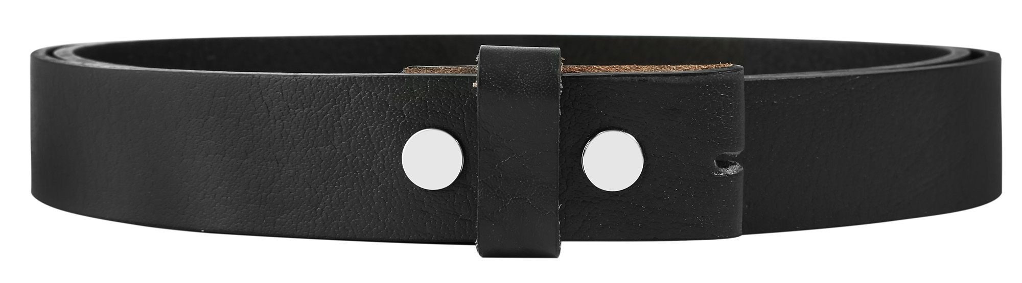 Leonardo Verrelli Ledergürtel Echtleder, grau, für Wechselschnallen, 85 - 125 cm (Bundweite)