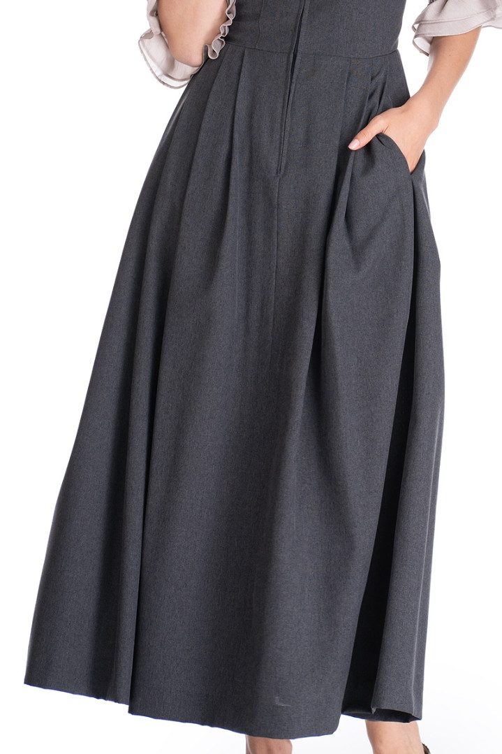 Hammerschmid Dirndl Dirndl lang 1tlg. - WOLFGANGSEE - anthrazit