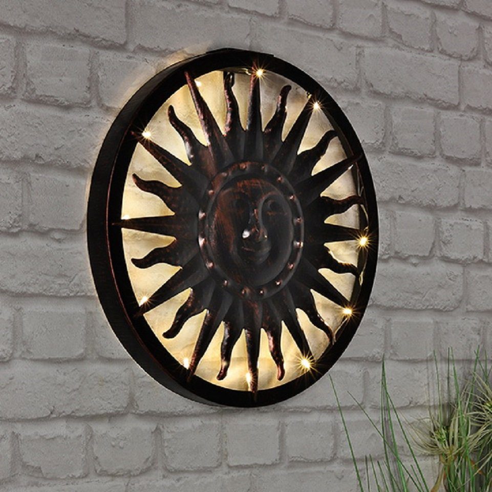 Haushalt International Wanddekoobjekt LED Wandlicht Sonne günstig online kaufen
