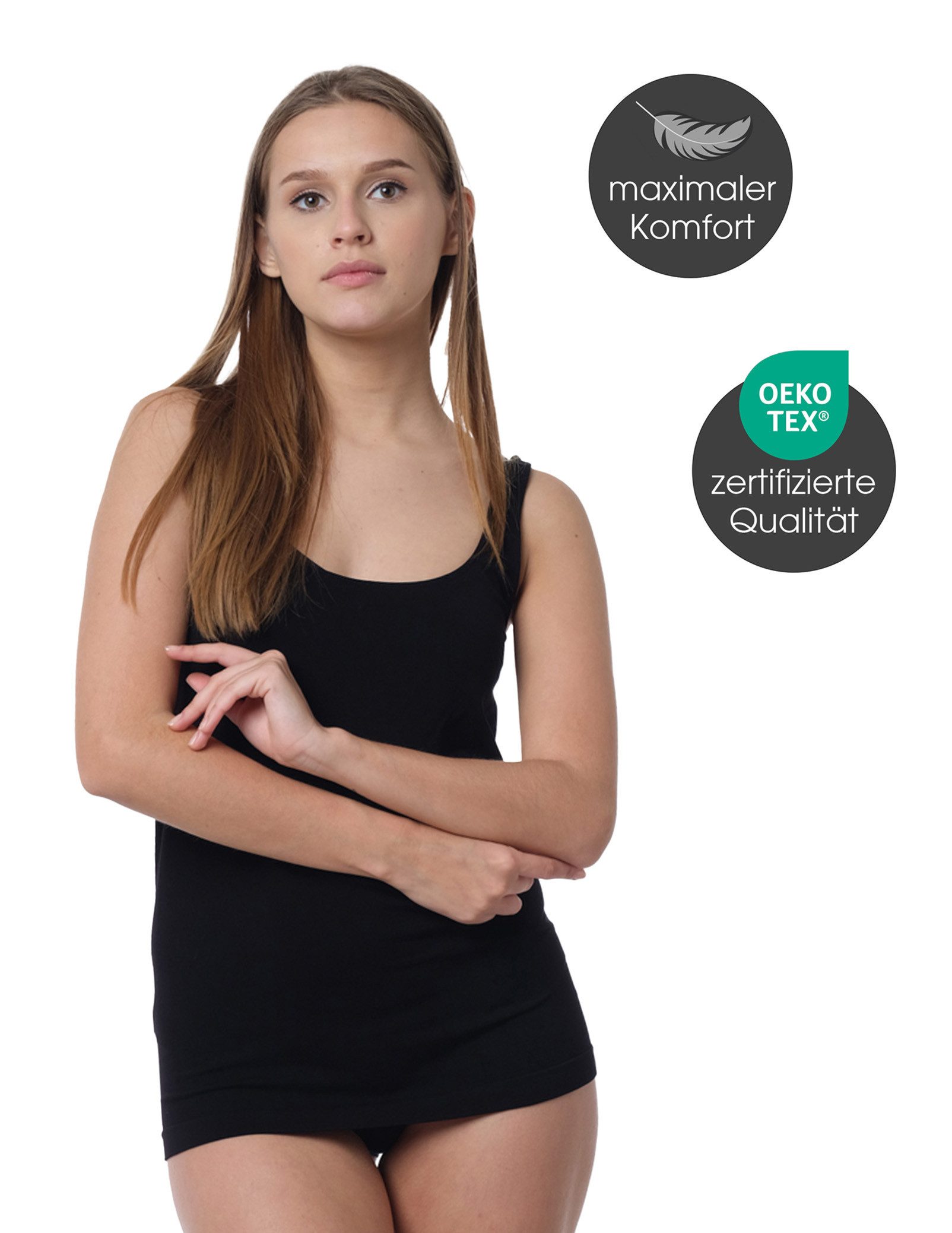 Yenita® Unterhemd Tank Top (4-St) in angenehmer Microfaserqualität günstig online kaufen