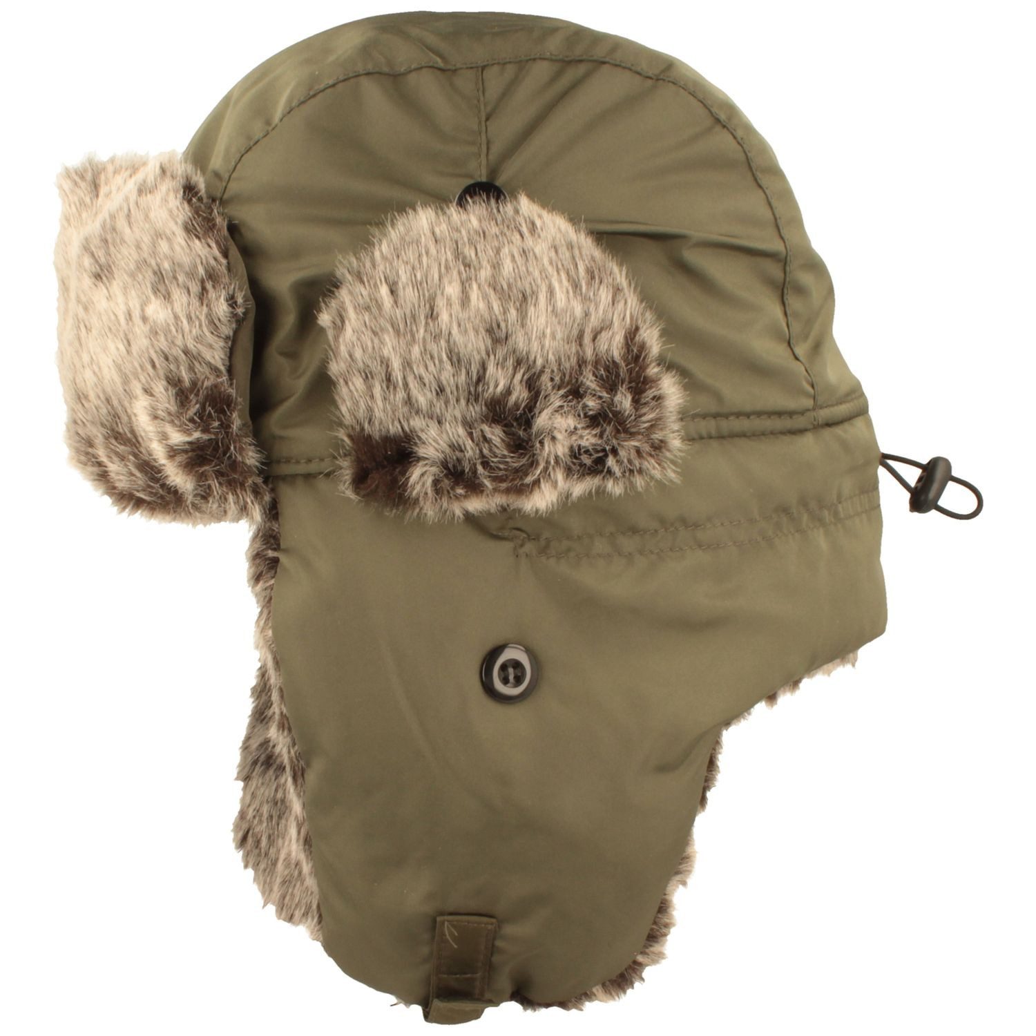 Breiter Schirmmütze Flieger-Mütze mit Webpelz Details günstig online kaufen