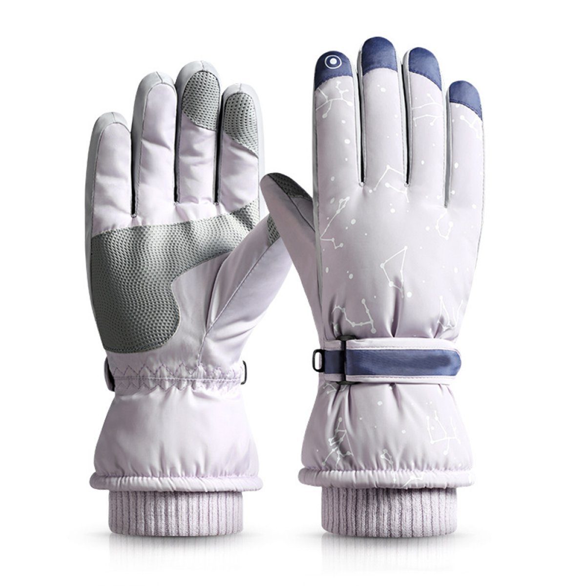 JedBesetzt Skihandschuhe Ski Handschuhe,Winter Snow Skihandschuhe,Winddicht,Wasserdicht violett | Sporthandschuhe
