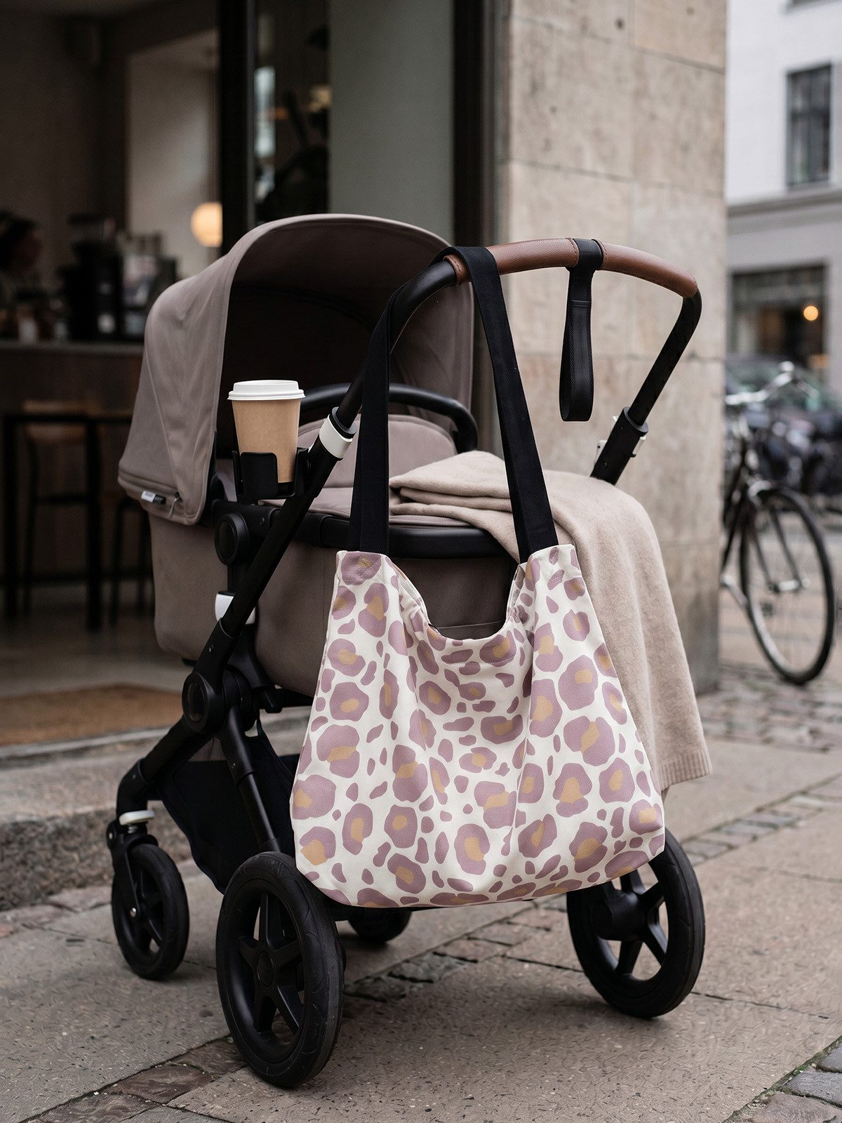 coopz Shopper Mumbag Leo Design Beere
