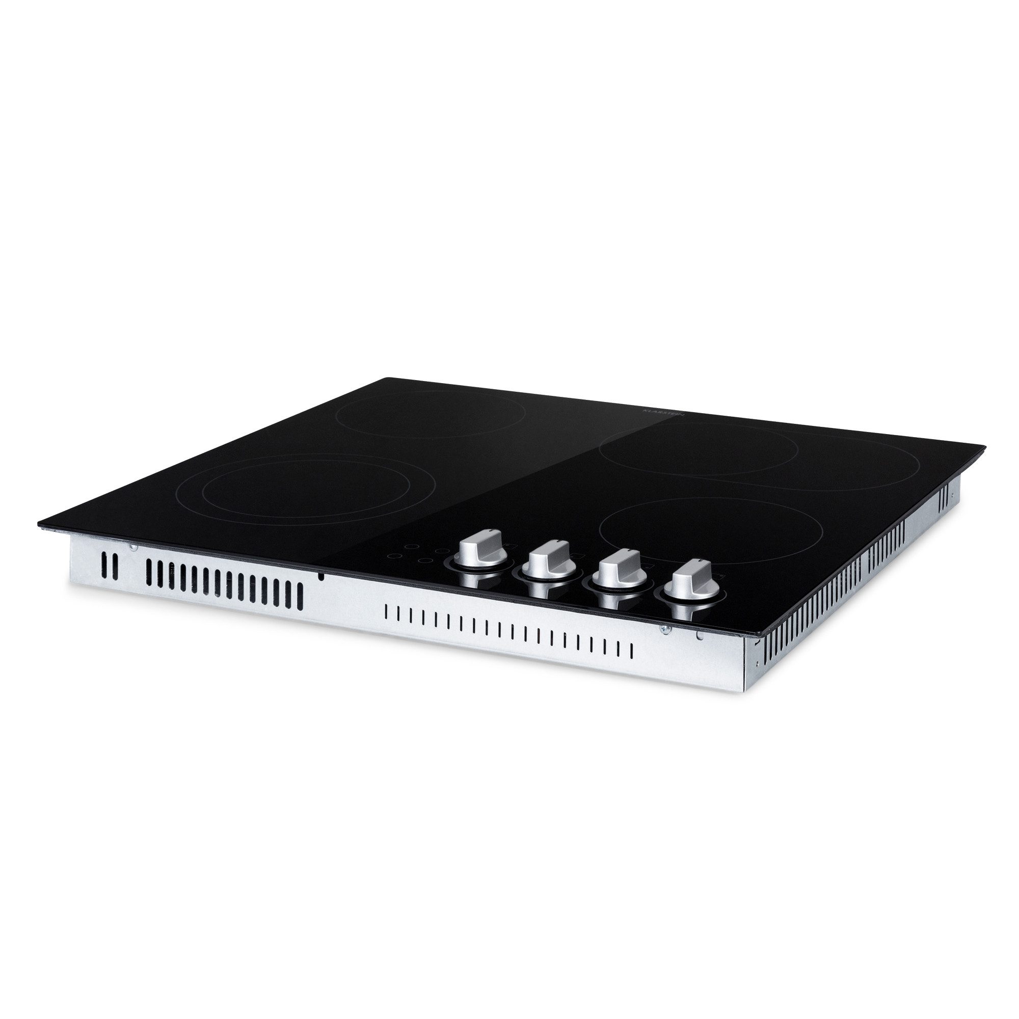 Klarstein Elektro-Kochfeld EasyCook, Keramikkochfeld 6100W Drehregler schwarz