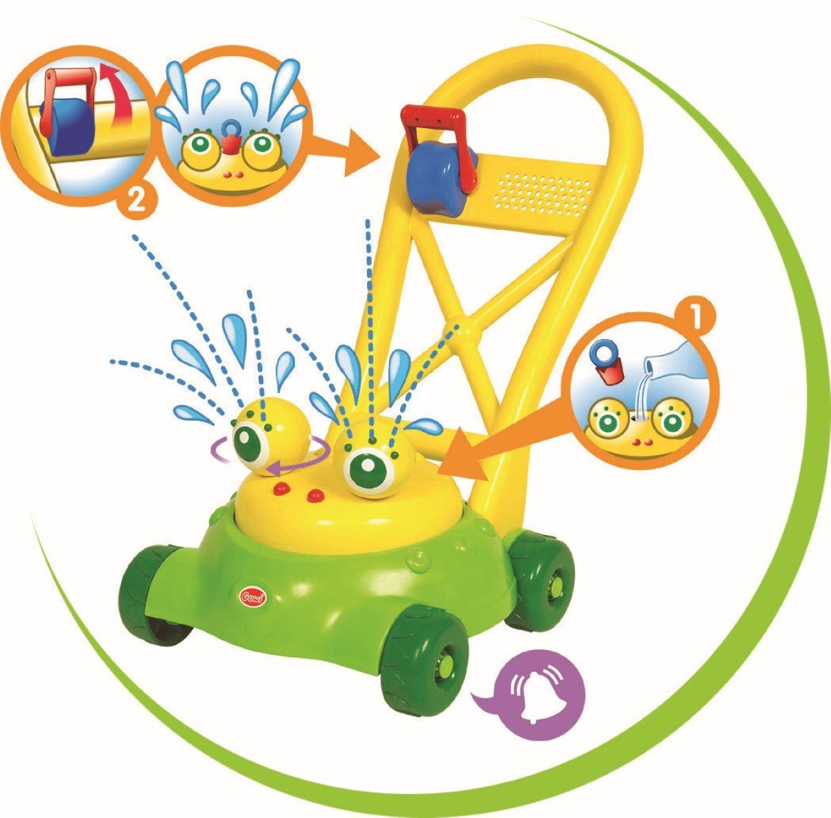 GOWI Kinder-Rasenmäher Rasenmäher Frosch, (1-tlg)