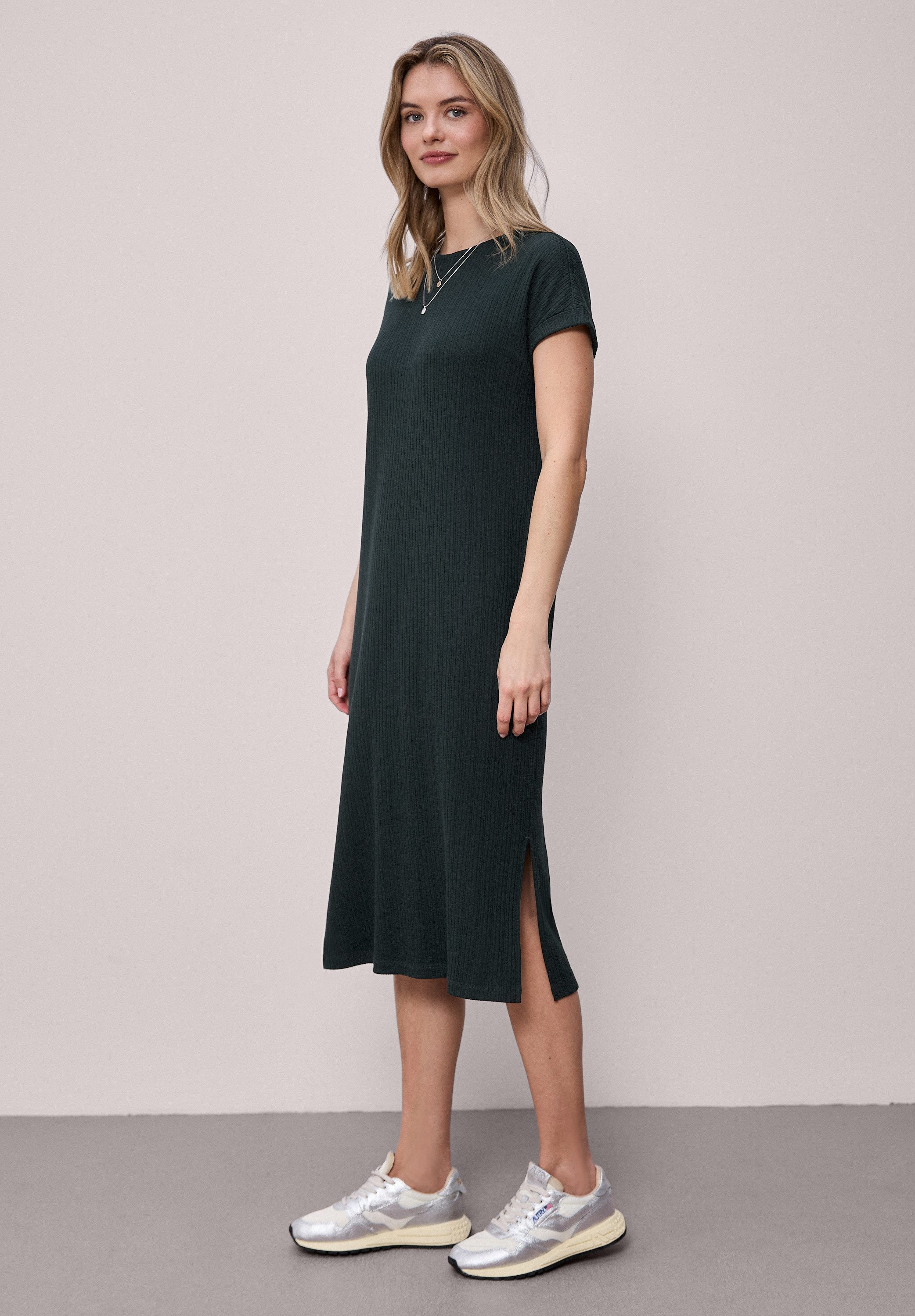 STREET ONE Jerseykleid mit Rundhalsausschnitt