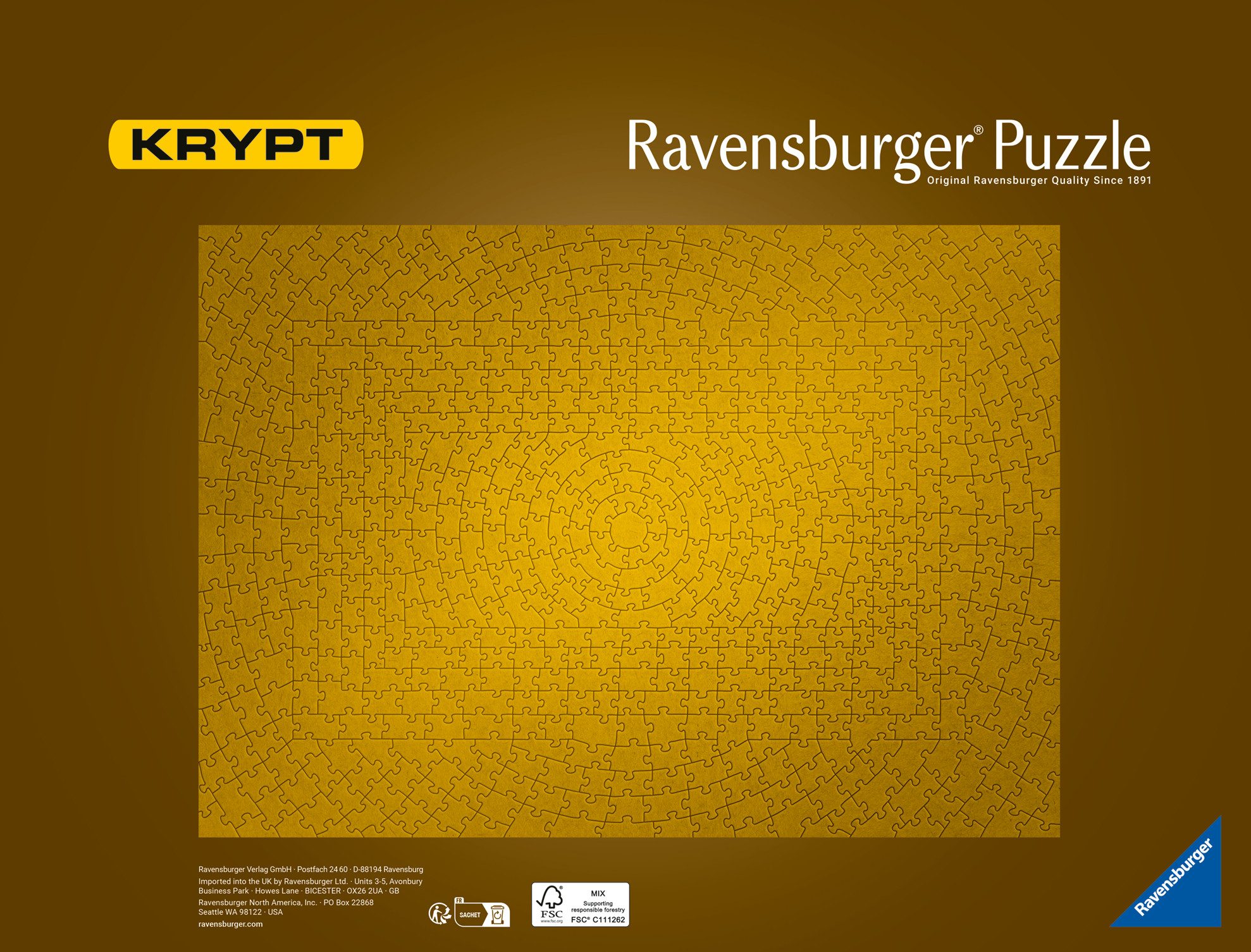 Ravensburger Puzzle Krypt Gold, 631 Puzzleteile, Made in Germany günstig online kaufen