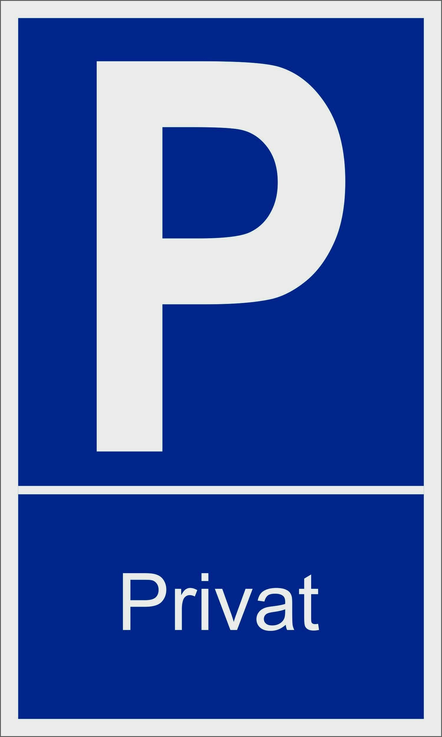 Hermann Schütz Hinweisschild Parken Privat 150 x 250 mm Kunststoff, (1 St)