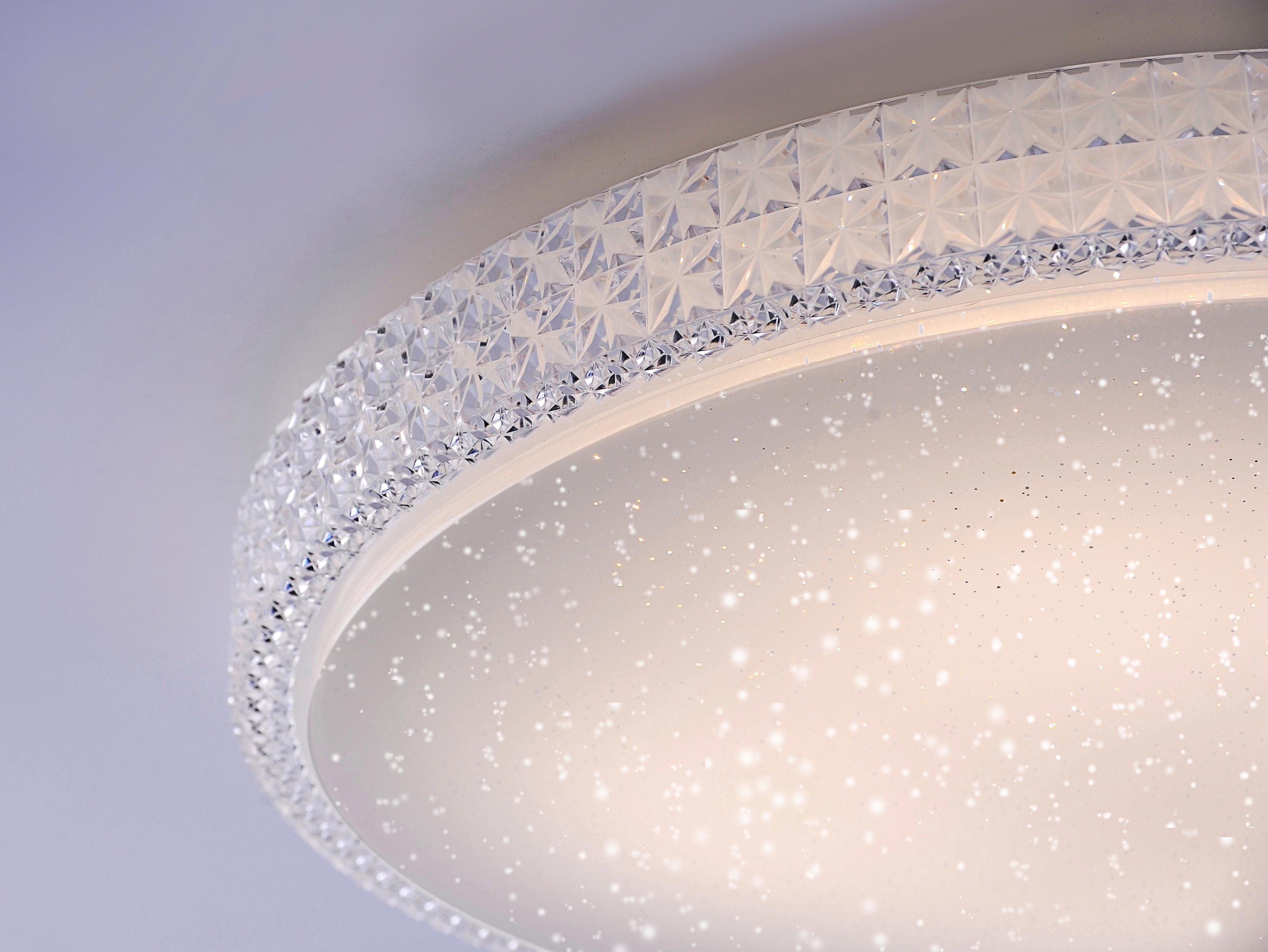 JUST LIGHT Deckenleuchte FRIDA, Memory, nach Trennung vom Netz, LED fest integriert, Neutralweiß, Tageslichtweiß, warmweiß - kaltweiß, LED, CCT-tunable white, Serienschalter, Memory, nach Trennung vom Netz