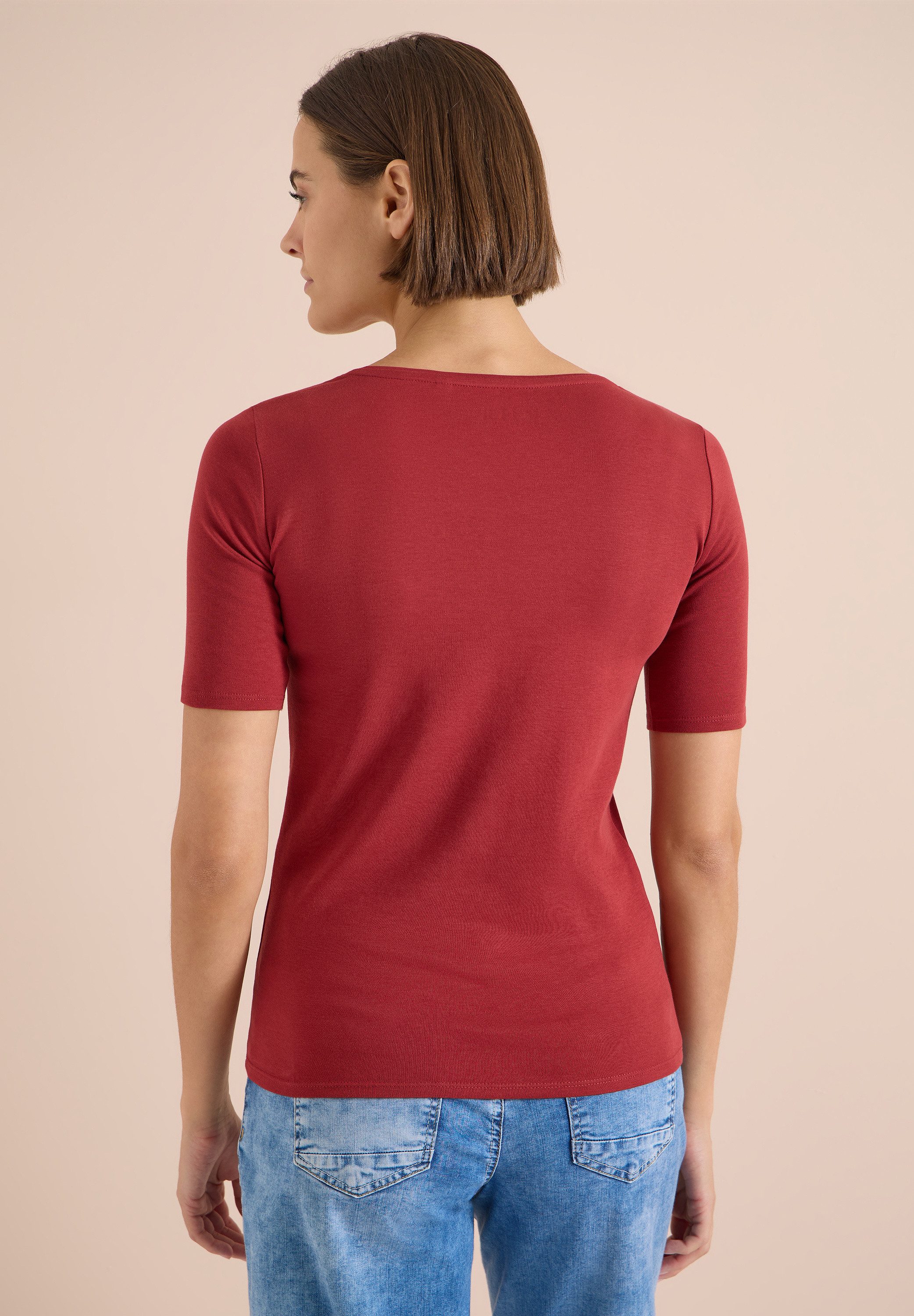 CECIL T-Shirt in Unifarbe
