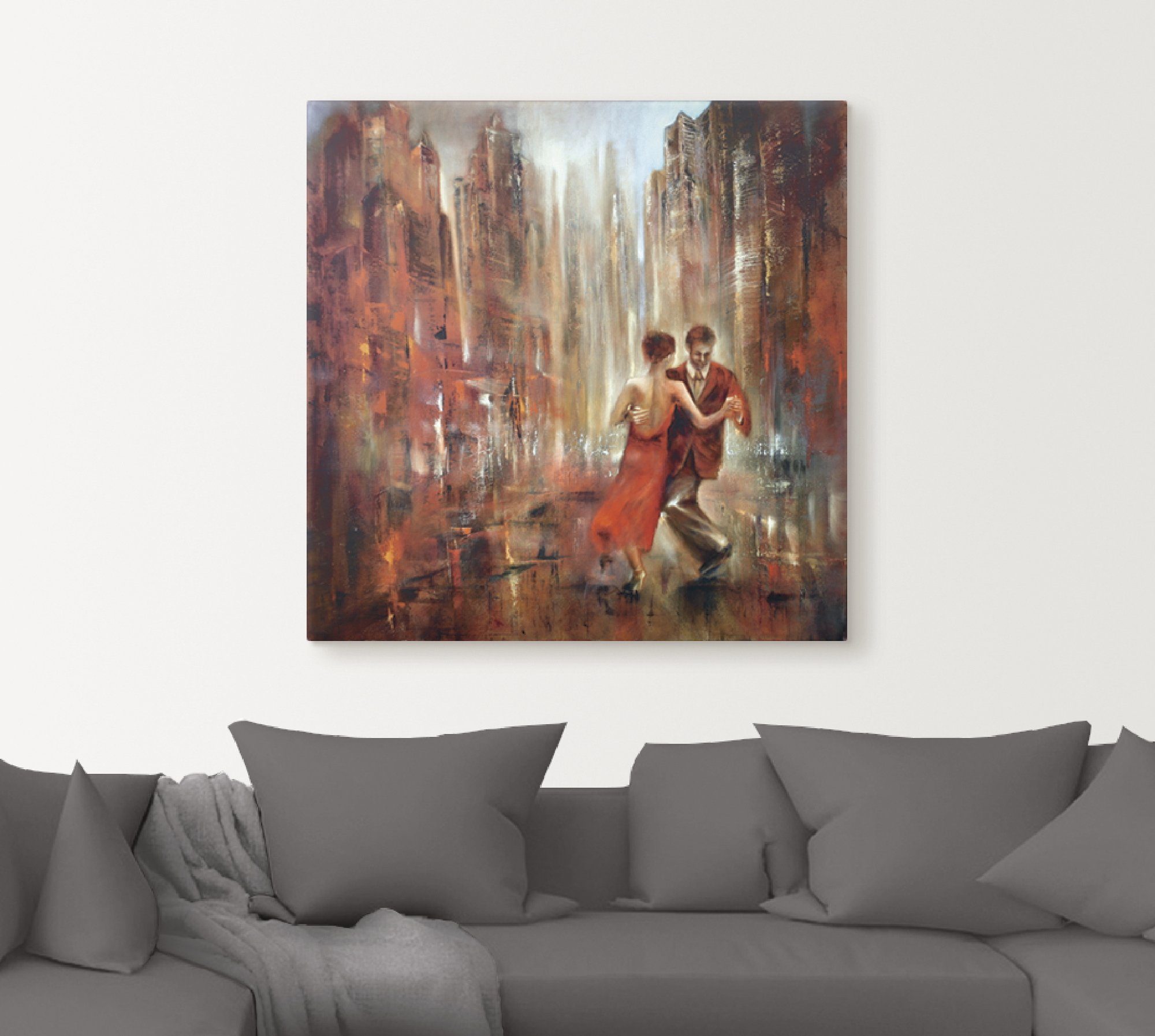 Artland Leinwandbild Tango, Sport (1 St), auf Holzrahmen gespannt