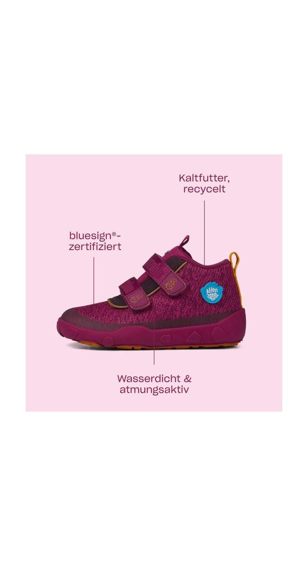 Affenzahn Knit Happy Sneaker nach Barfußschuhprinzip