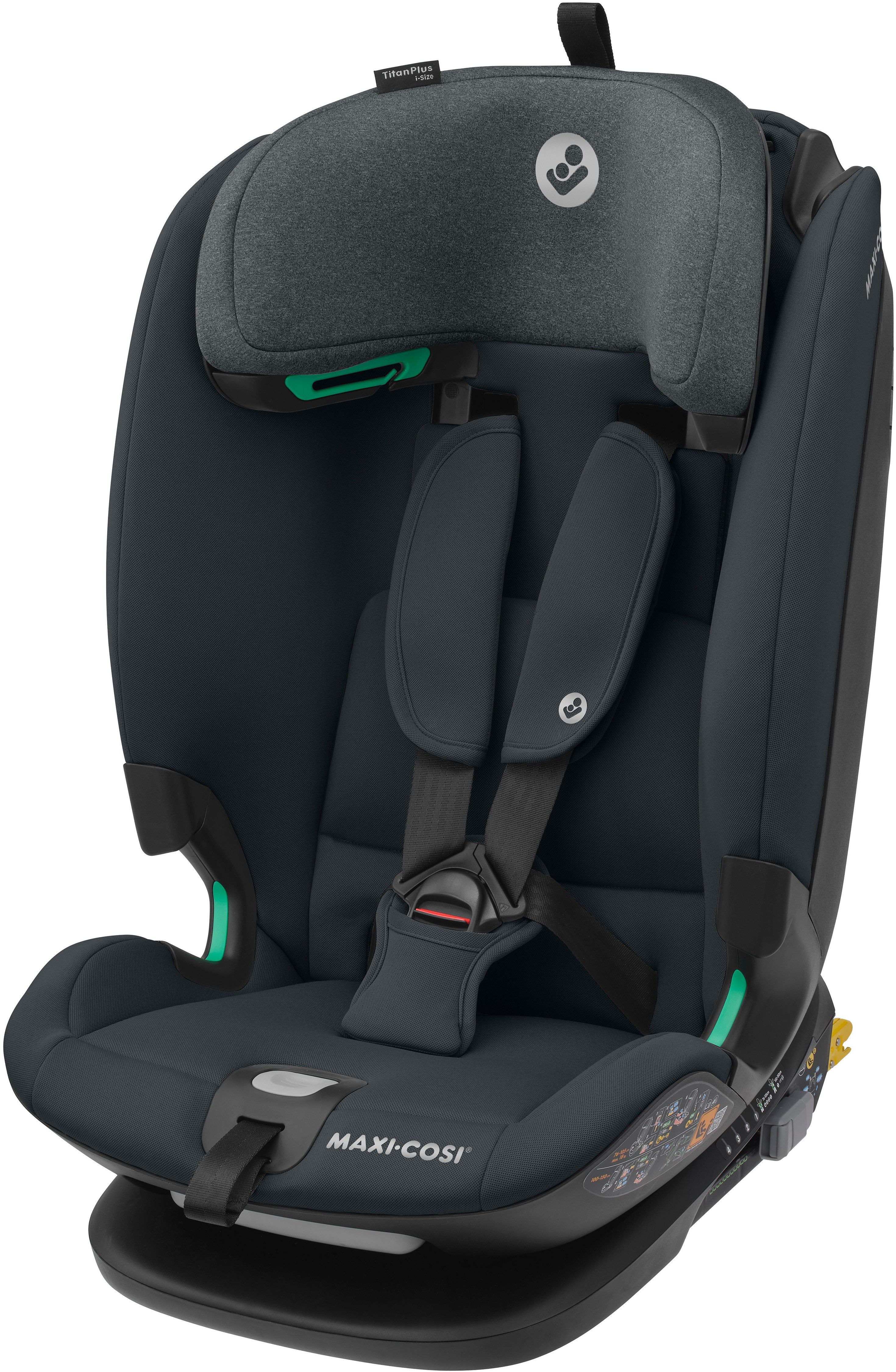Maxi-Cosi Autokindersitz Titan Plus, ab: 15 Monaten, bis: 12 Jahren, ab: 76 cm, bis: 150 cm, inklusive Isofix-Base
