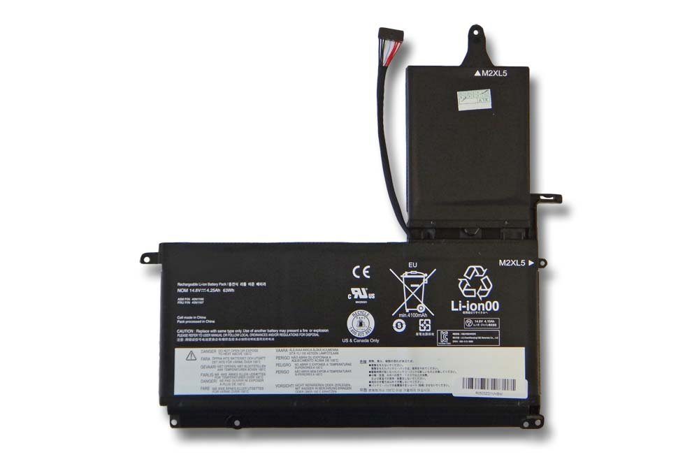 vhbw kompatibel mit Lenovo ThinkPad S5-S531, S5 20B3S00200 Laptop-Akku Li-Ion 4250 mAh (14,8 V)