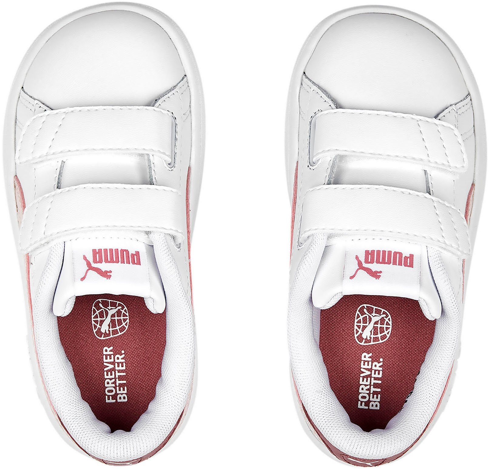 PUMA Puma Smash 3.0 Inf mit V Klettverschluss L Sneaker weiß-apricot