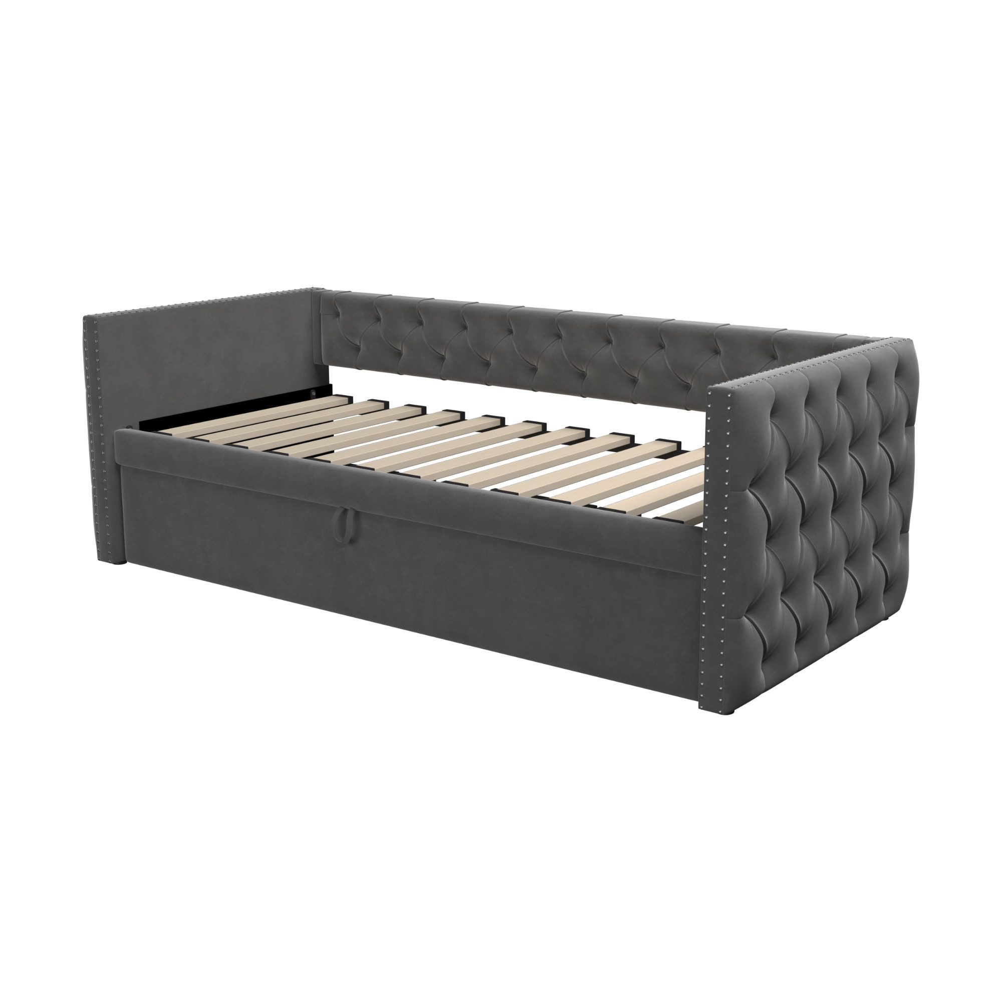Gotagee Polsterbett Ausziehbares Schlafsofa 90x200cm Gästebett günstig online kaufen