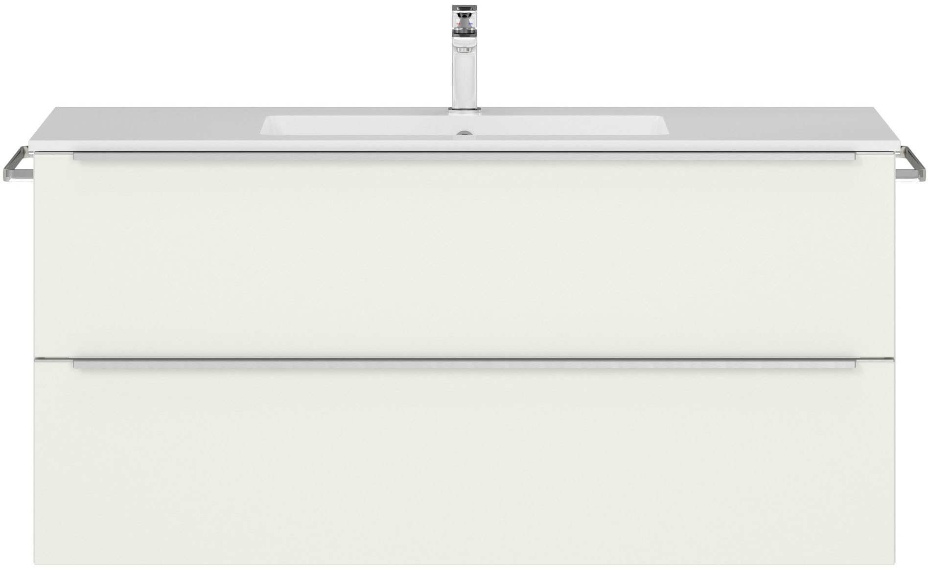 nobilia® Waschtisch-Set Levere, (1-St., vormontiert, mit Soft-Close), in vier Breiten