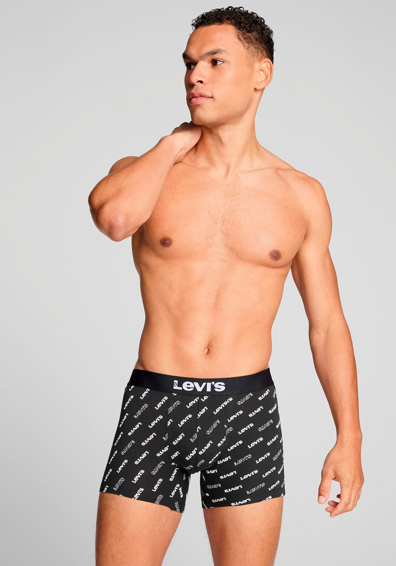 Levi's® Boxershorts LEVIS MEN LOGO AOP BOXER BRIEF ORG CO 2P (2er Pack) mit günstig online kaufen