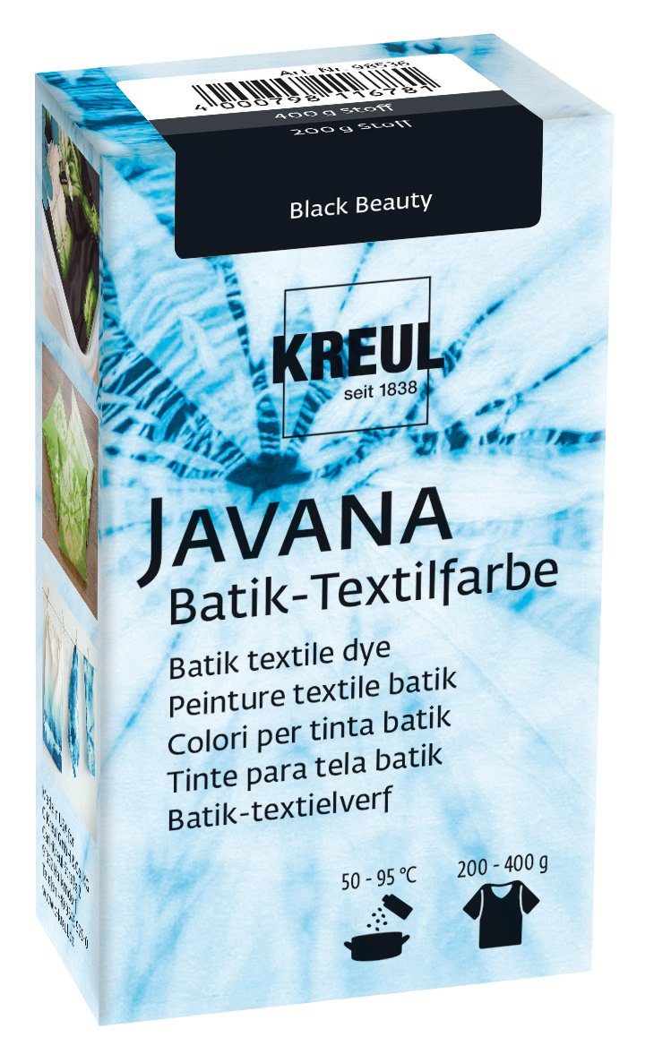 Kreul Bastelfarbe Stofffärbemittel Javana Batik-Textilfarbe, 70 g