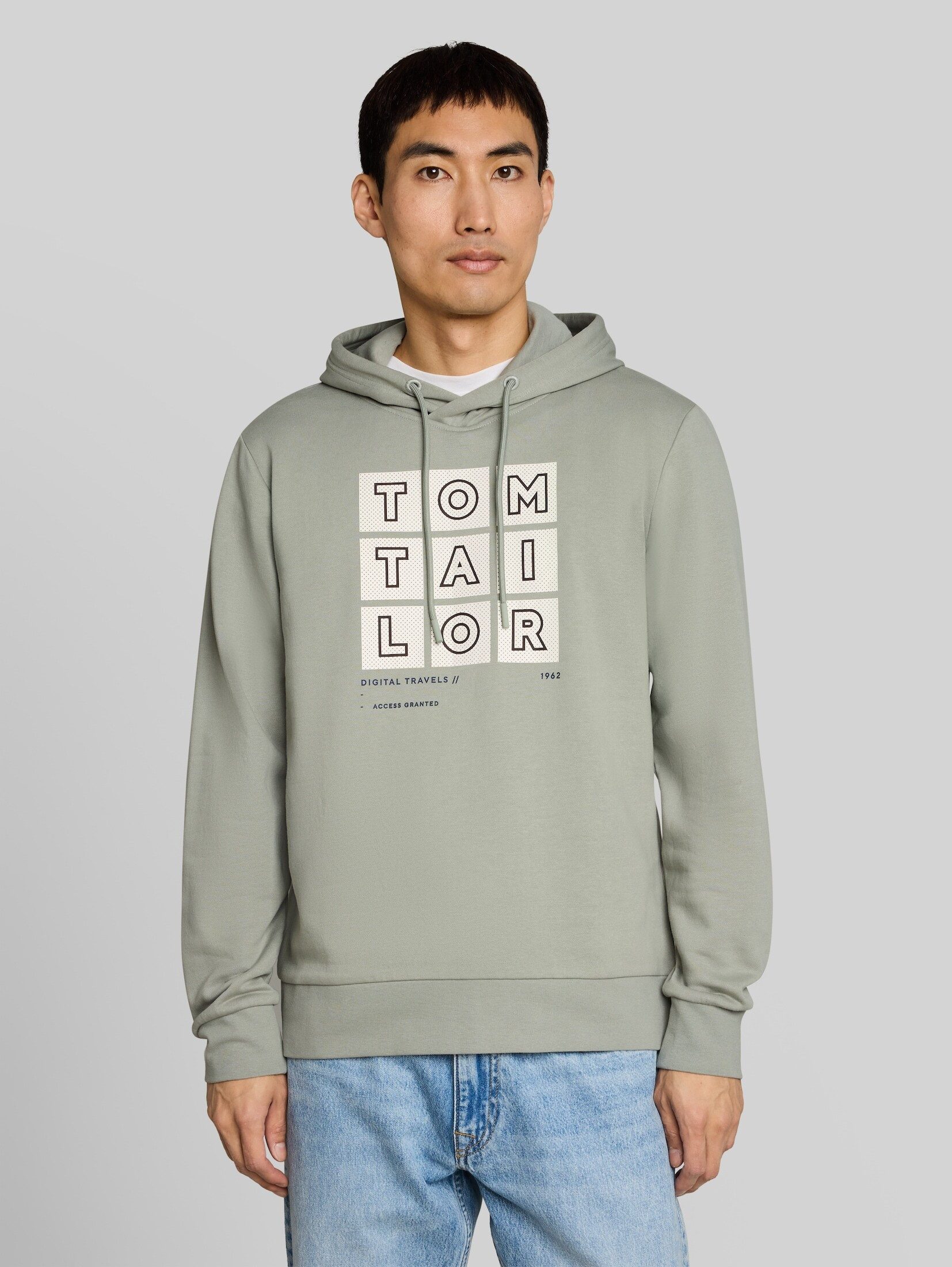 TOM TAILOR Sweatshirt Strick & Sweatshirts Hoodie Sweatshirt mit Print