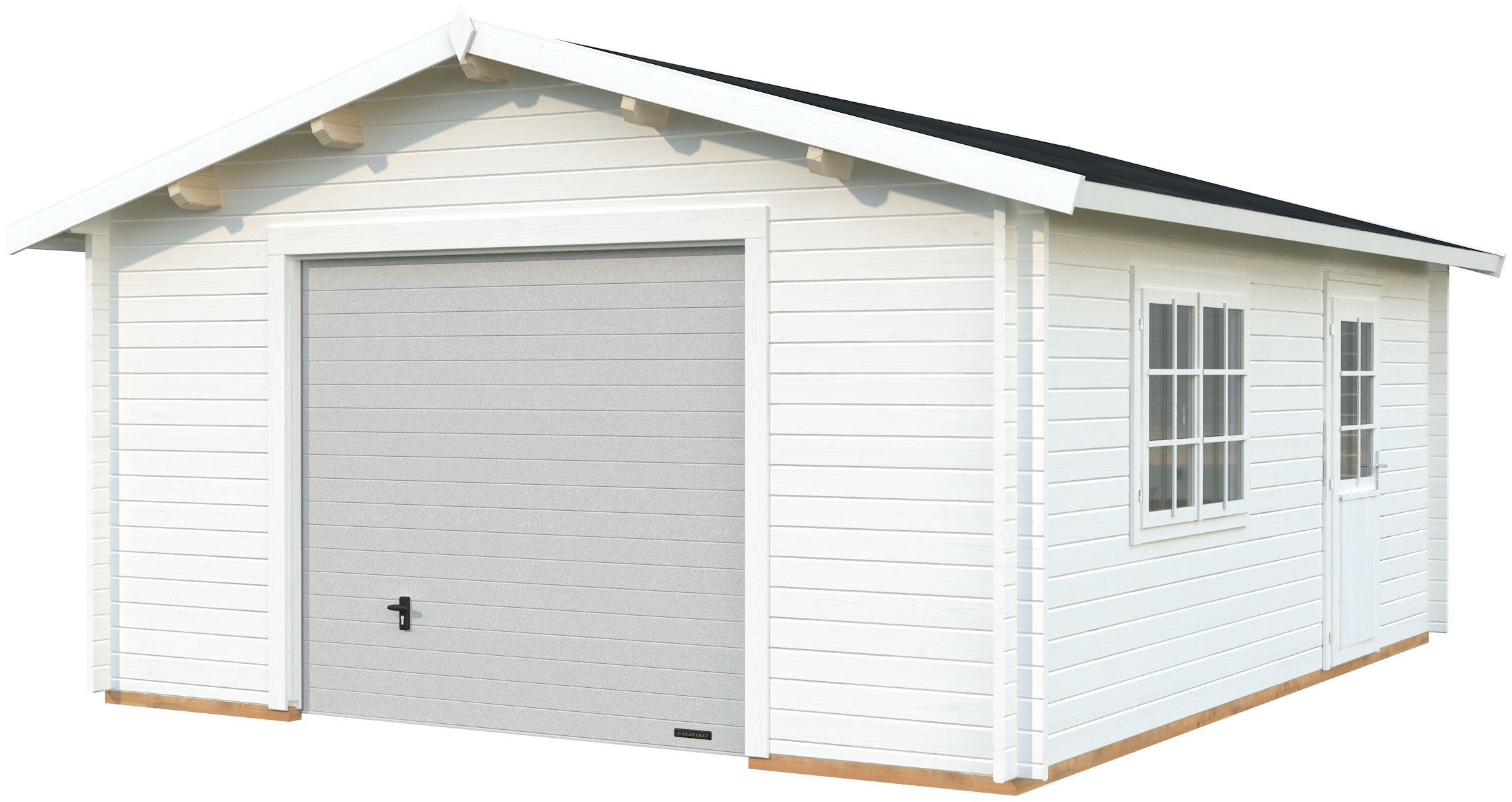 Palmako Garage Roger, mit Sektionaltor, BxTxH: 514x598x287 cm