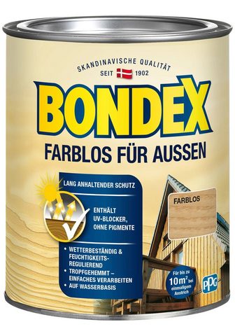 Bondex Holzschutzlasur Farblos dėl AUSSEN Wet...