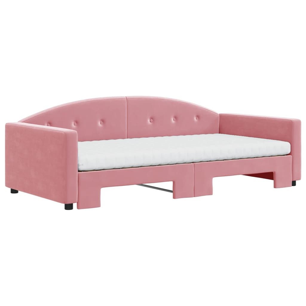 vidaXL Bett Tagesbett Ausziehbar mit Matratzen günstig online kaufen