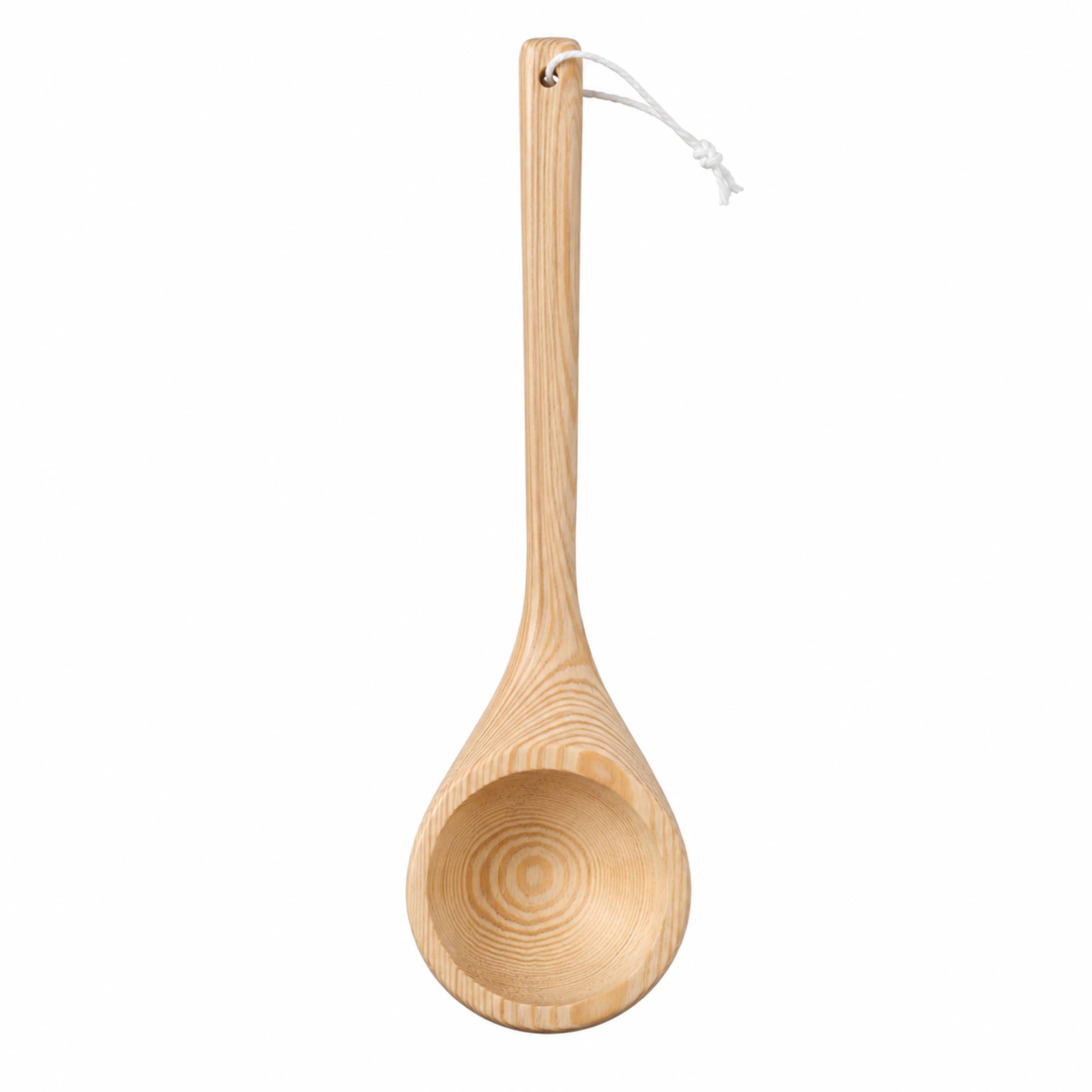 HAF Schöpfkelle Saunakelle 40cm Kiefernholz Sauna Aufgusskelle Holzkelle Saunalöffel, (Natürlicher Saunalöffel, 1-St., Aufgusskelle als Saunazubehör) zum Schöpfen & Verteilen