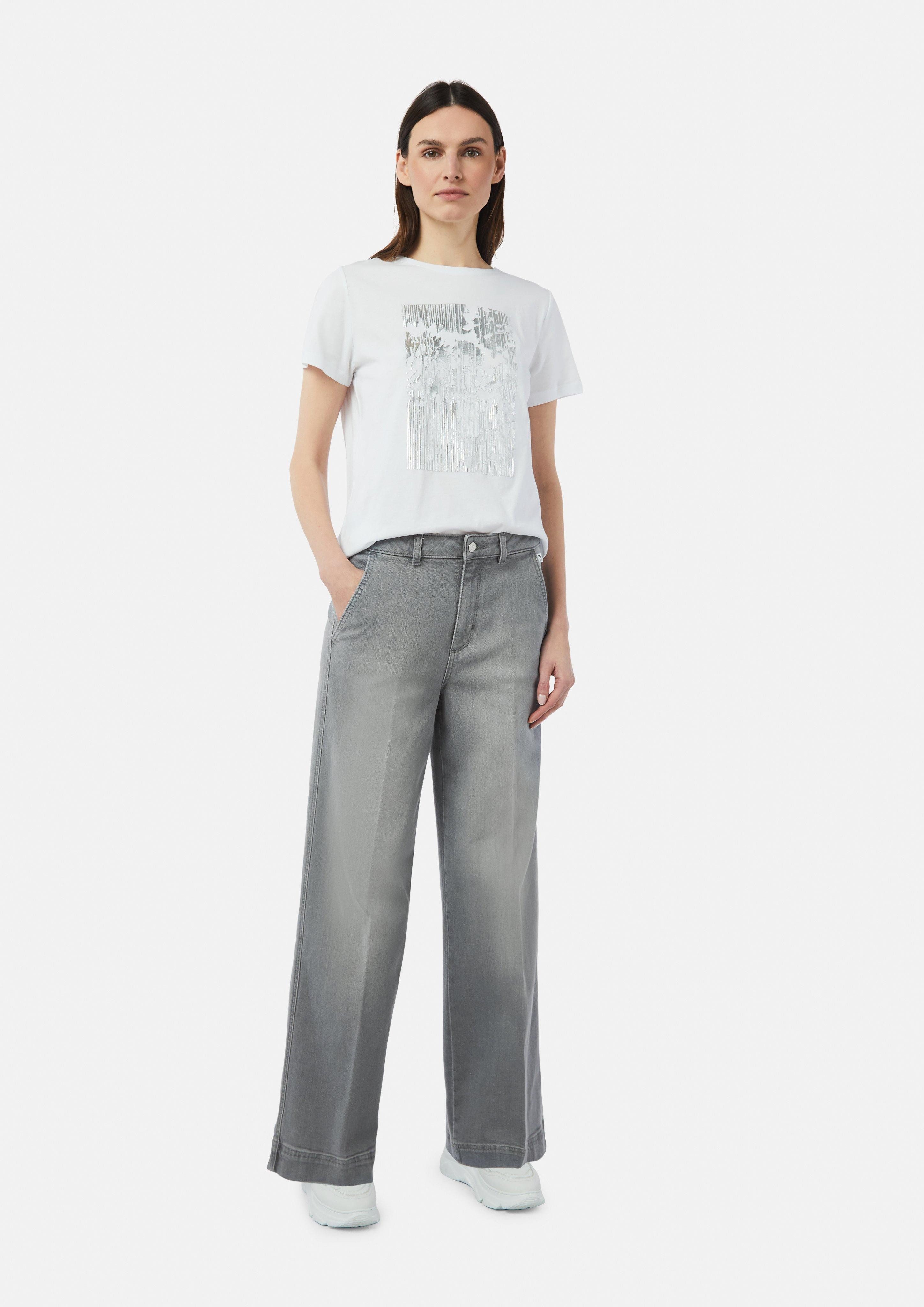 comma casual identity 5-Pocket-Jeans Lässige Wide-Leg-Jeans günstig online kaufen