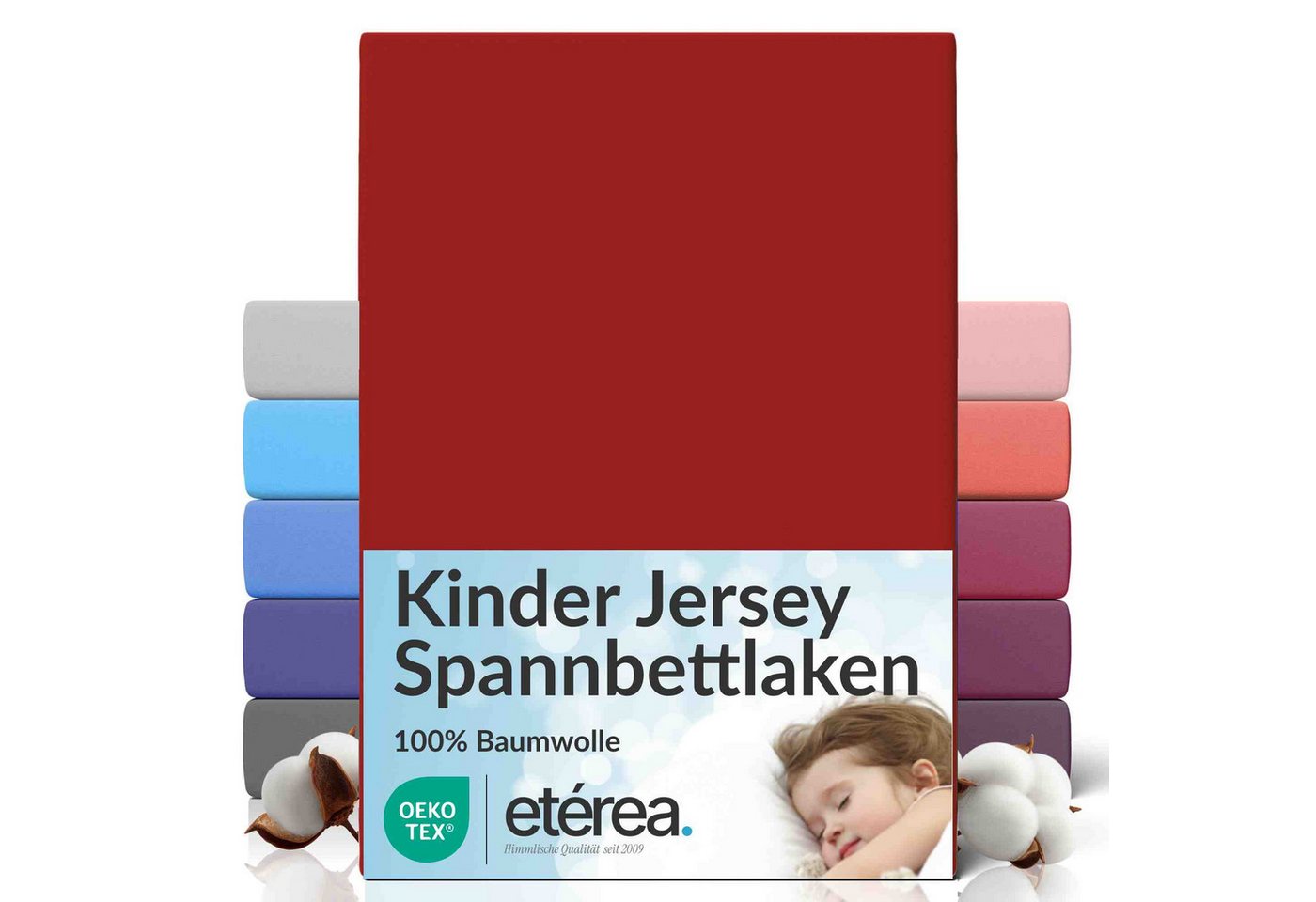 etérea Himmlische Qualität Spannbettlaken etérea Comfort Jersey Spannbettlaken, Jersey, Gummizug: rundum, (1 Stück)