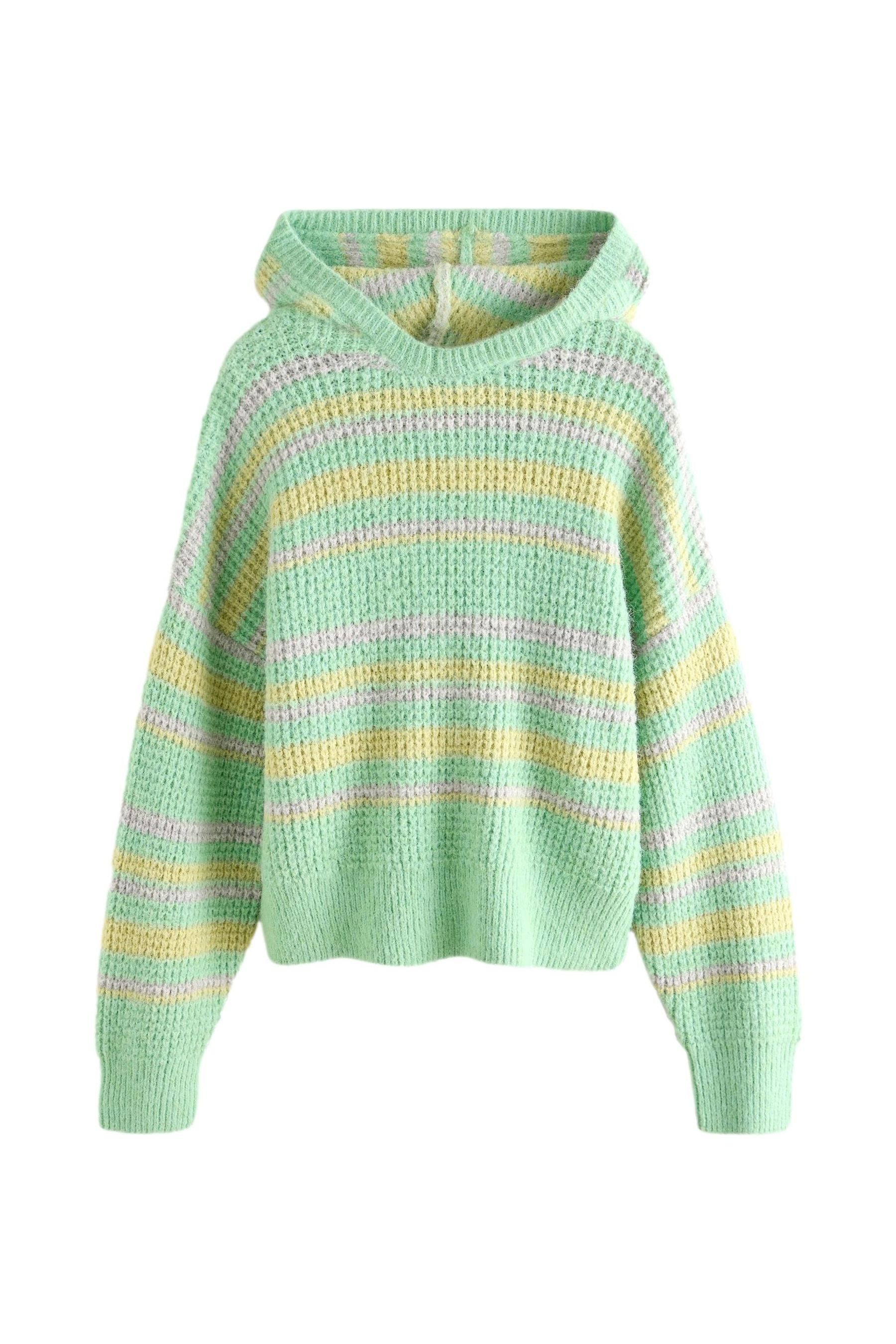 Next Strickpullover Lockeres Kapuzensweatshirt mit Ziernähten günstig online kaufen