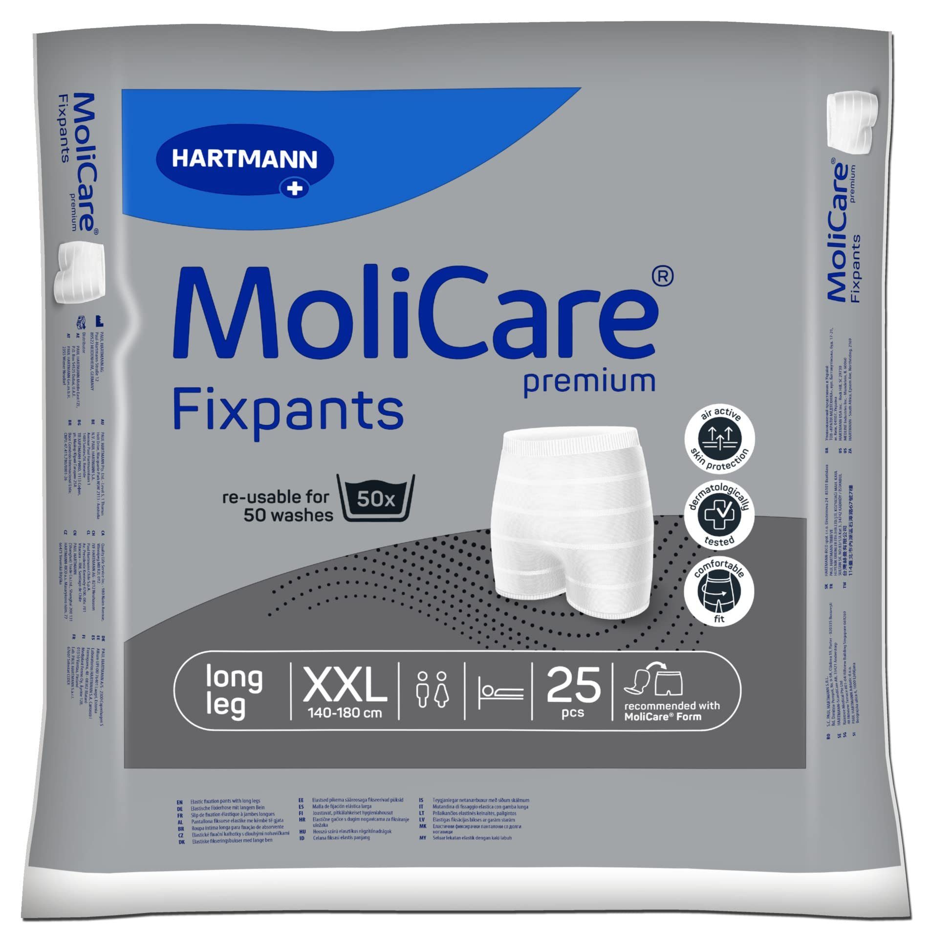 PAUL HARTMANN AG Inkontinenzslip MoliCare Premium Fixpants long leg, XXL, 25 Stück
