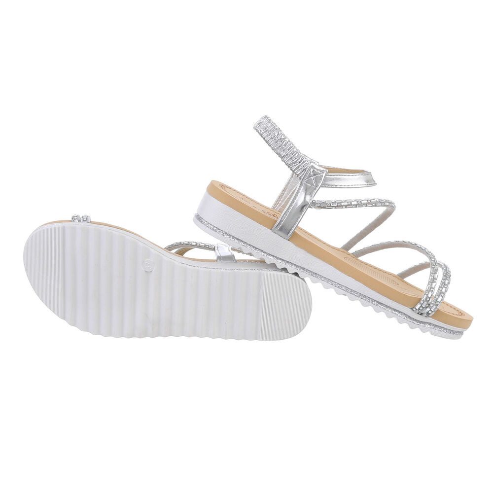 Ital-Design Damen Freizeit Riemchensandalette (85960190) Keilabsatz/Wedge günstig online kaufen