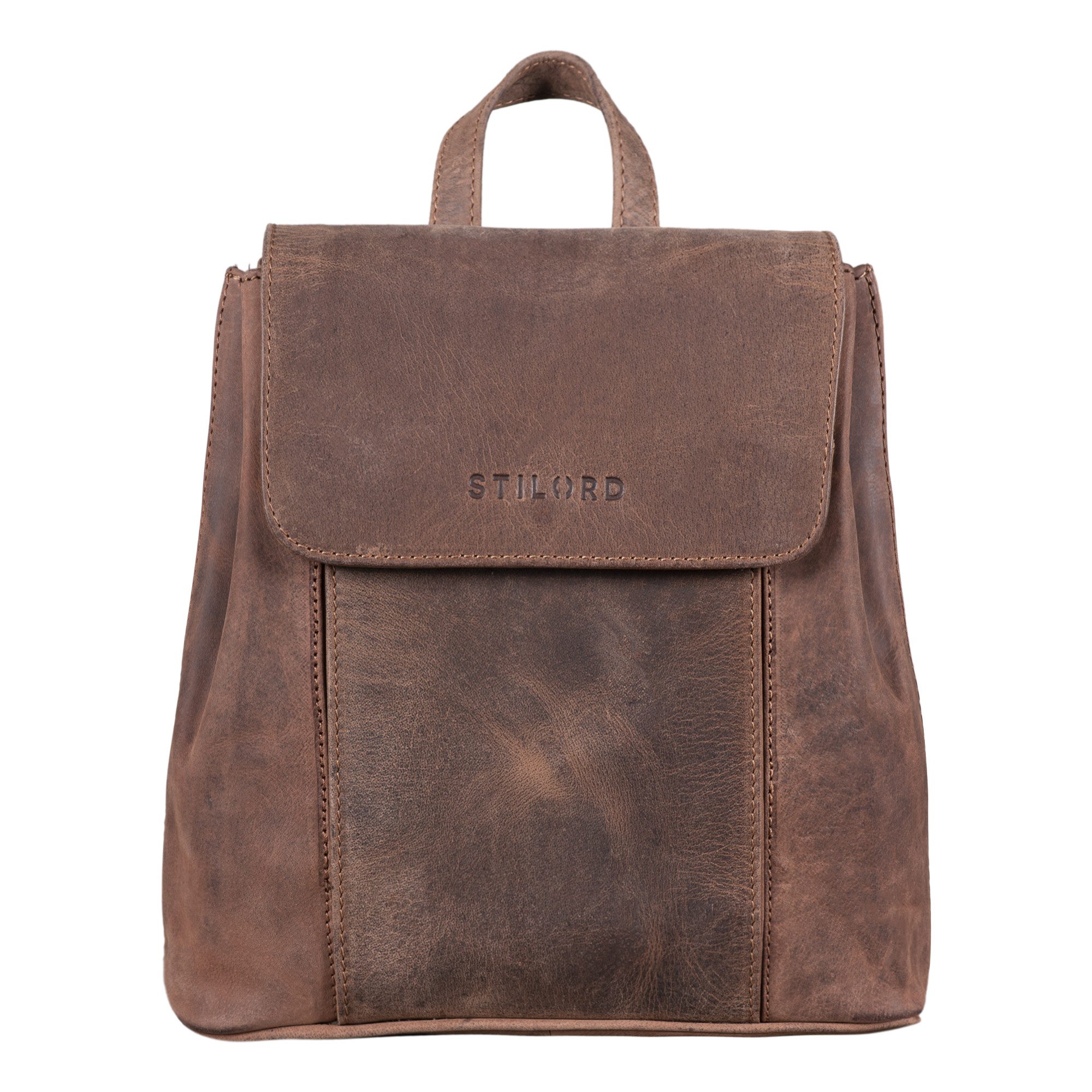Cityrucksack "Fiona" Daypack Rucksack Damen Leder