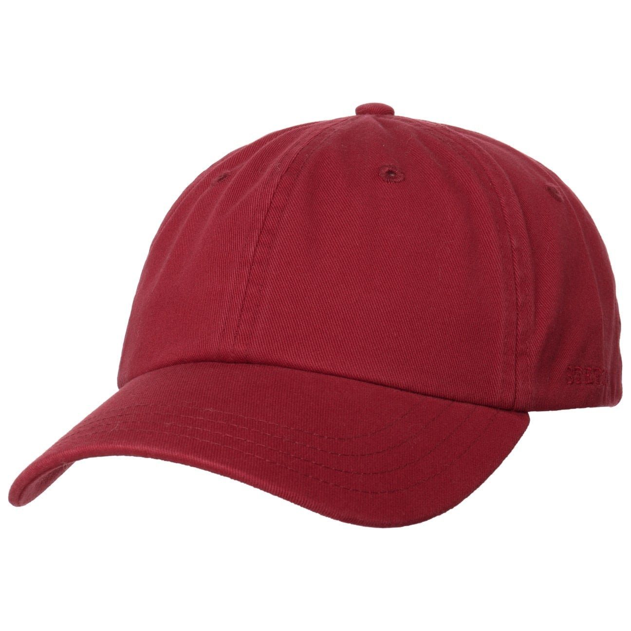 Stetson Baseball Cap bordeaux (1-St) Basecap Metallschnalle