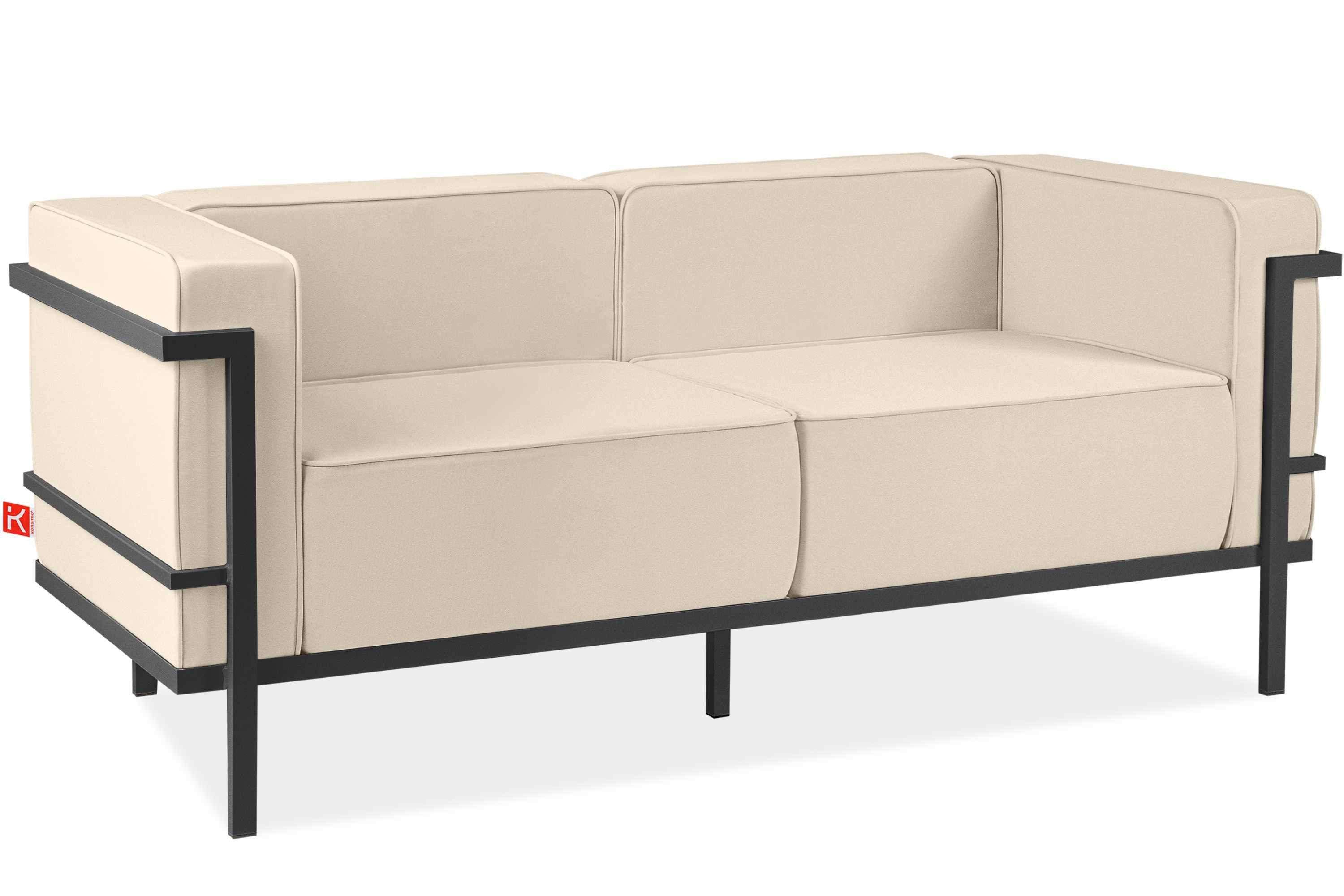 KONSIMO® Loungesofa TRIGLO Sofa 2-Personen, hergestellt in der EU, Gewicht: 35 kg