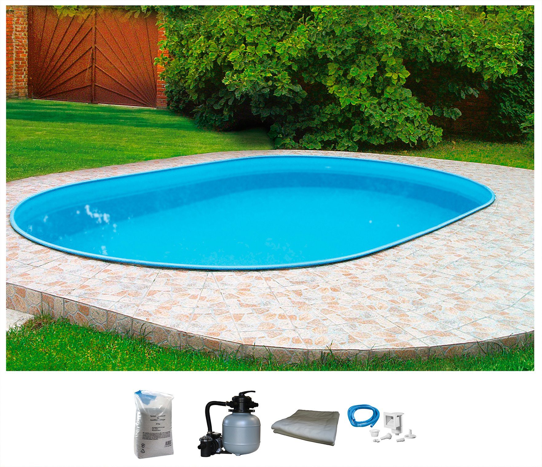 my POOL BWT Ovalpool PREMIUM (Komplett-Set, günstig online kaufen