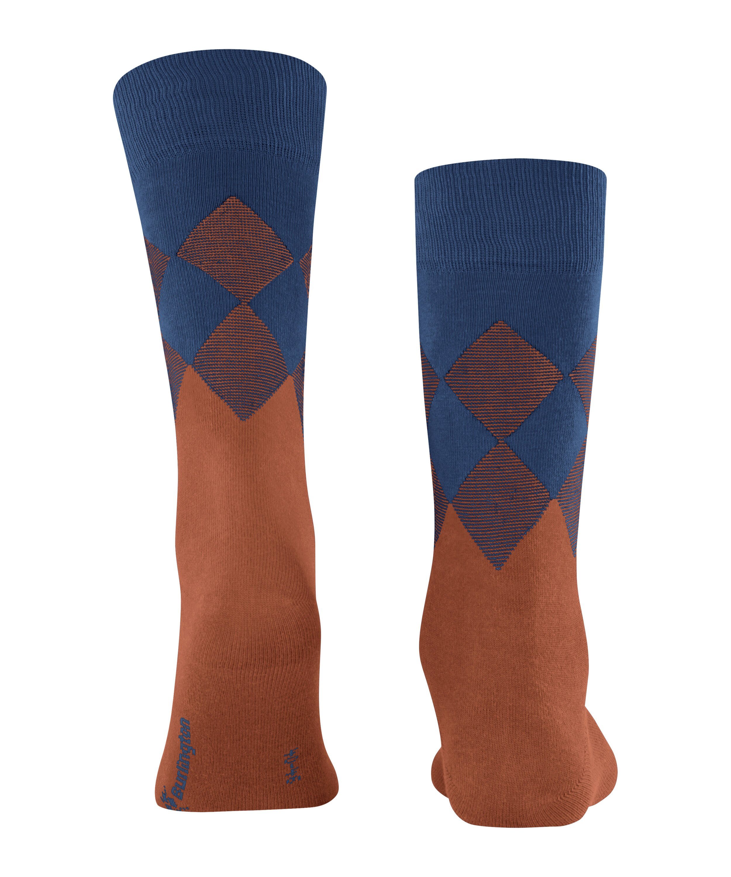 (8798) Socken brown Burlington Hampstead (1-Paar) saddle